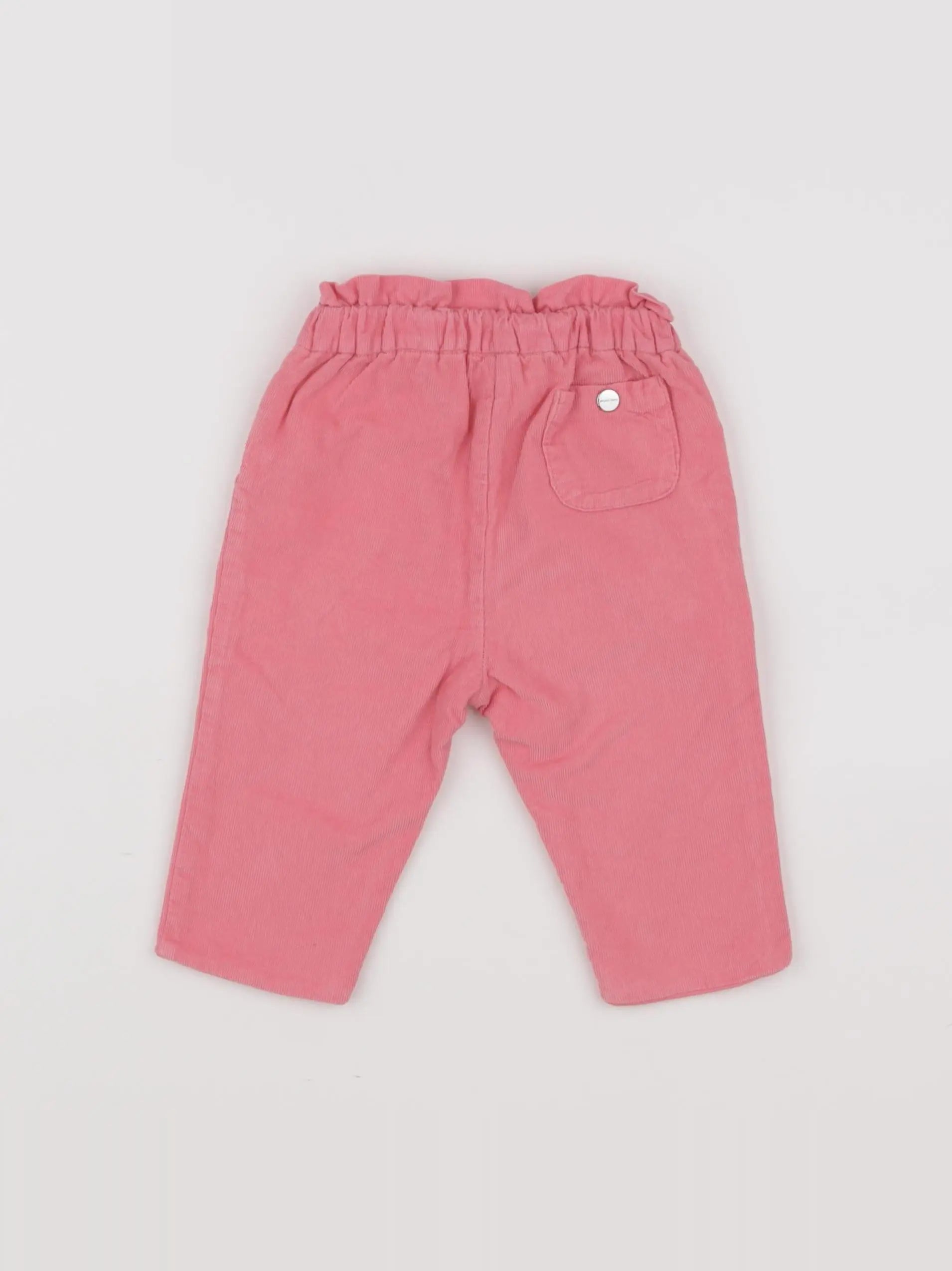 Jacadi - pantalon doublé rose - 6 mois