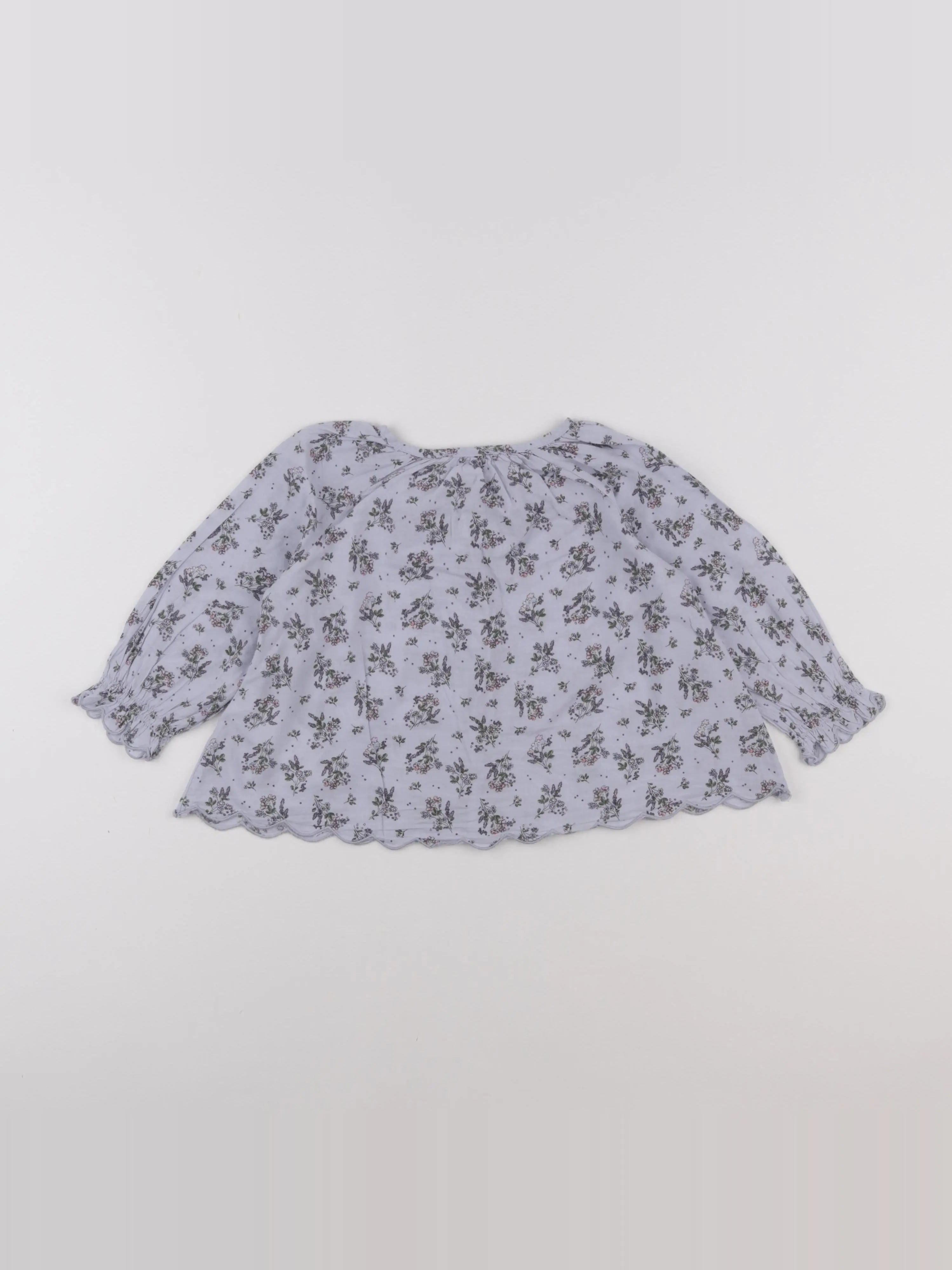 Vertbaudet - blouse violet - 2 ans