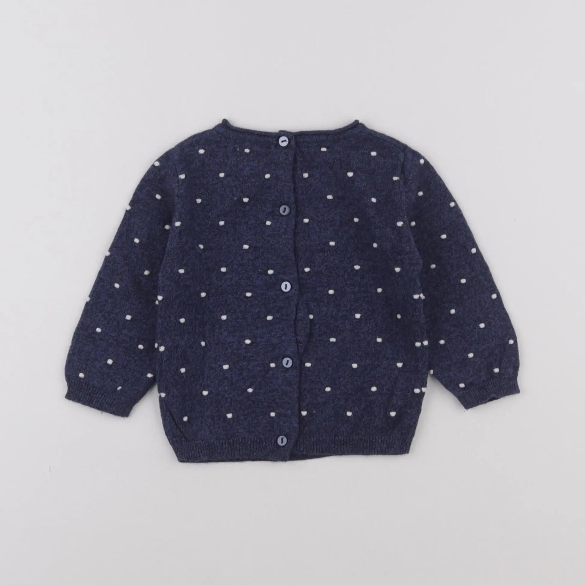 Vertbaudet - pull bleu - 6 mois