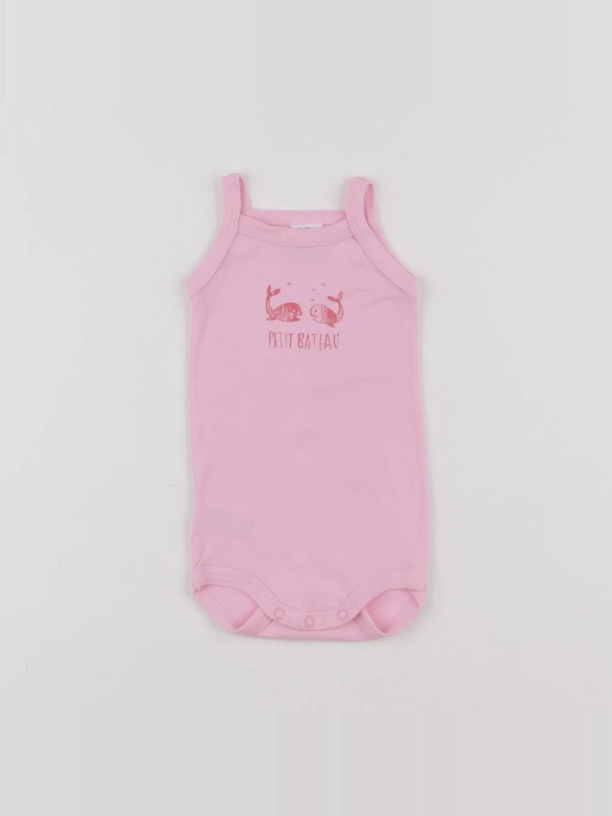 Petit Bateau - body rose - 3 mois