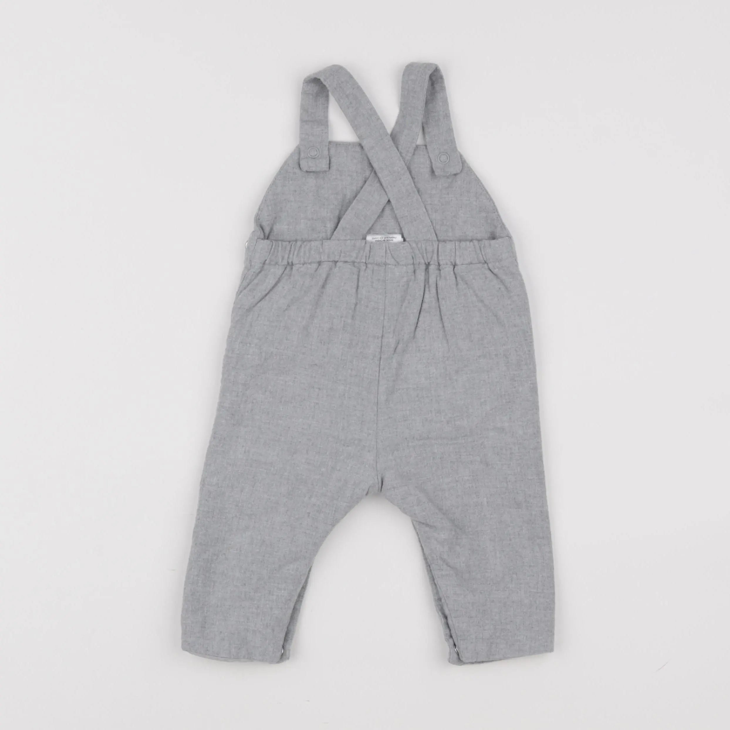 Jacadi - salopette gris - 6 mois