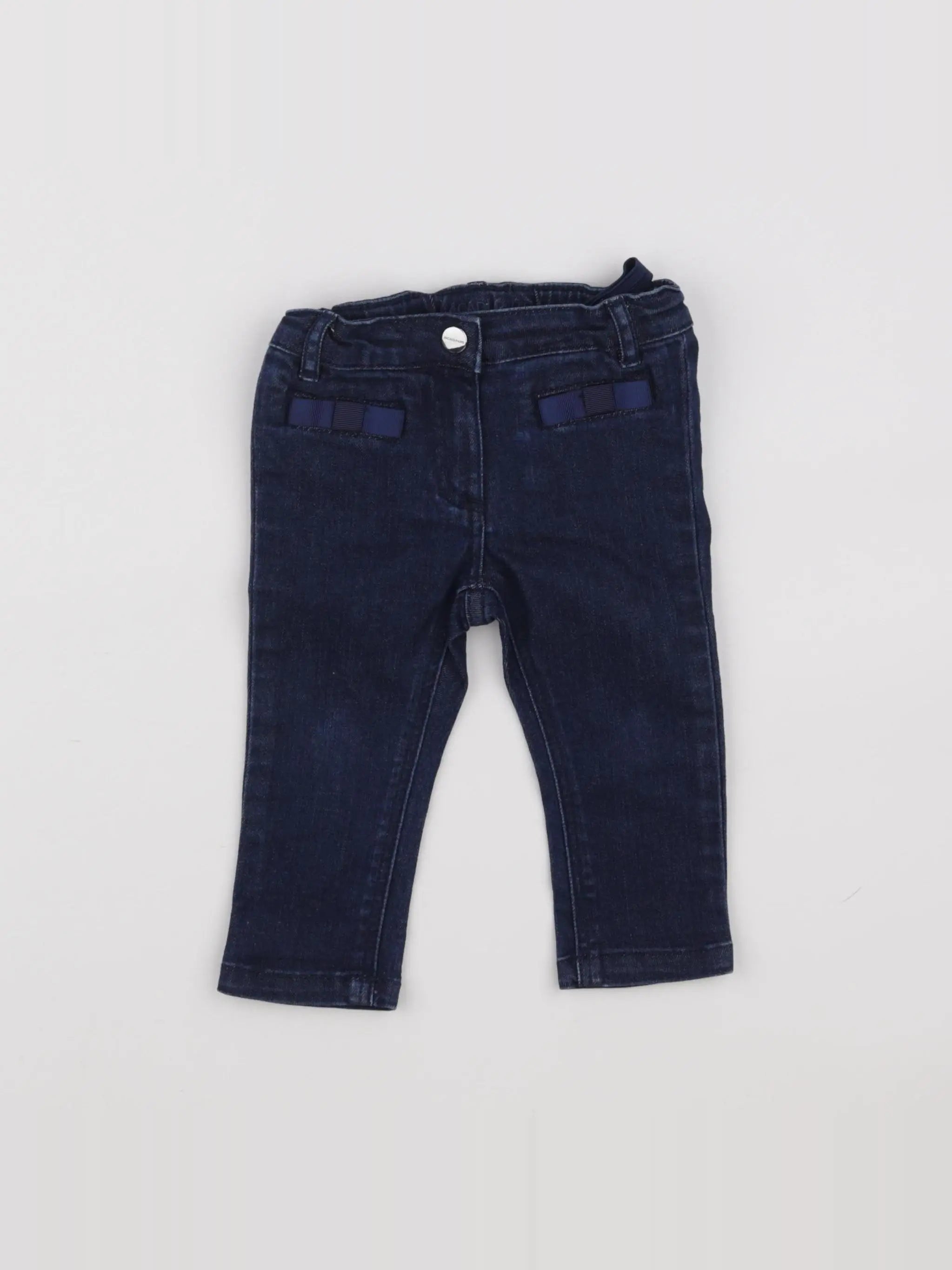 Jacadi - jean bleu - 12 mois