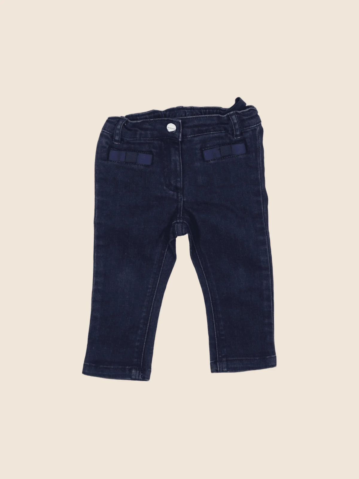 Jacadi - jean bleu - 12 mois