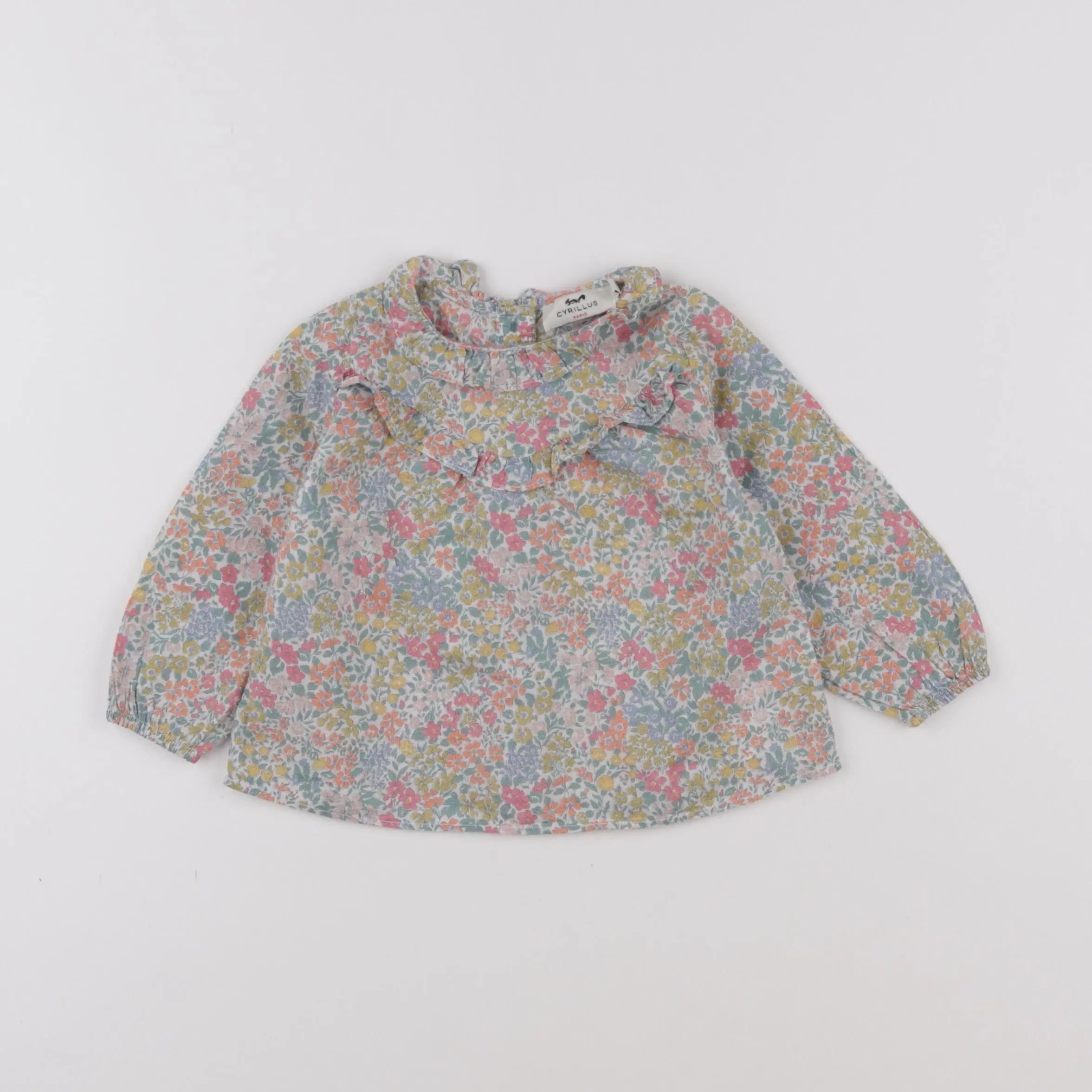 Cyrillus - blouse multicolore - 18 mois