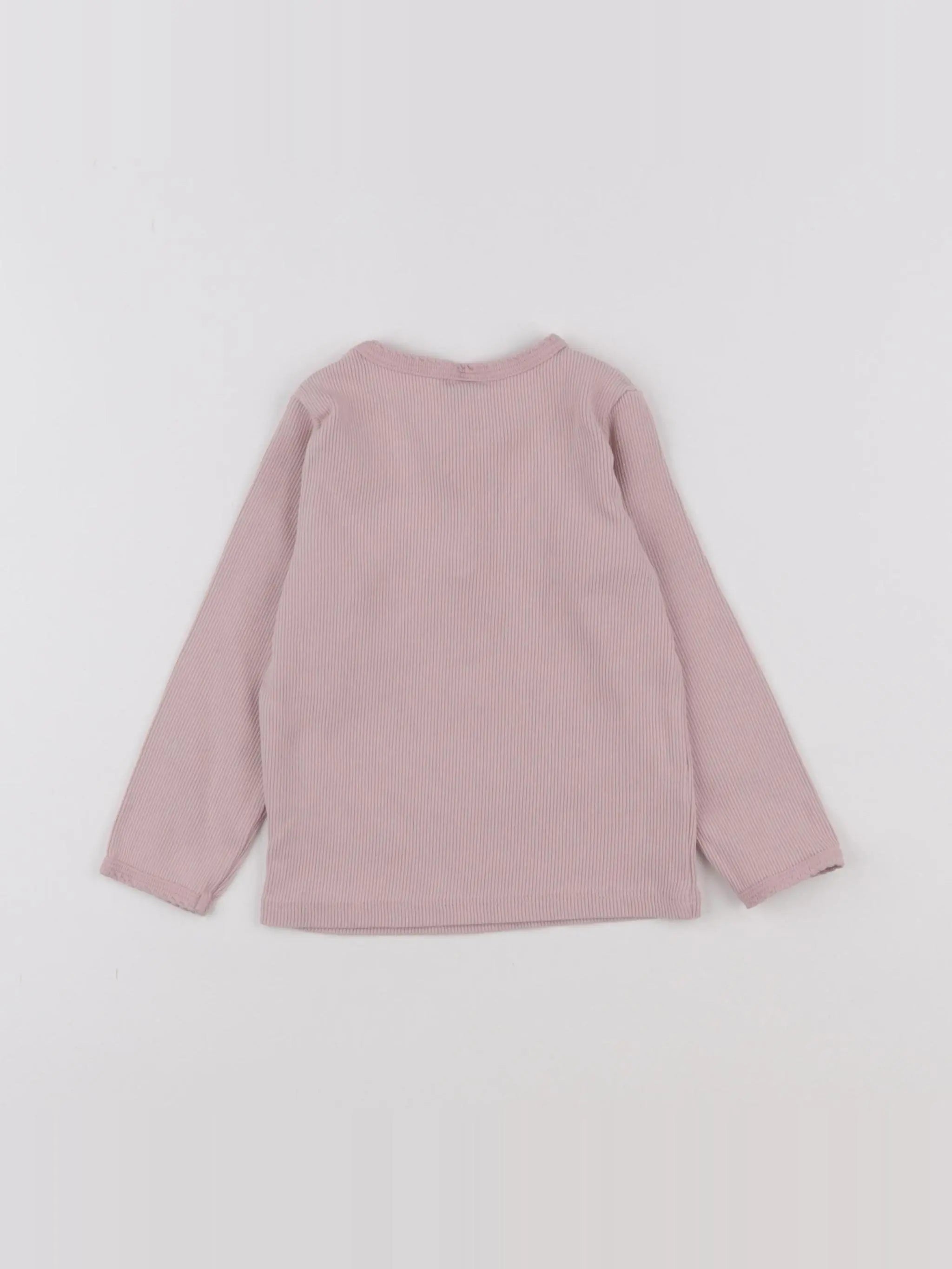 H&M - tee-shirt rose - 12/18 mois