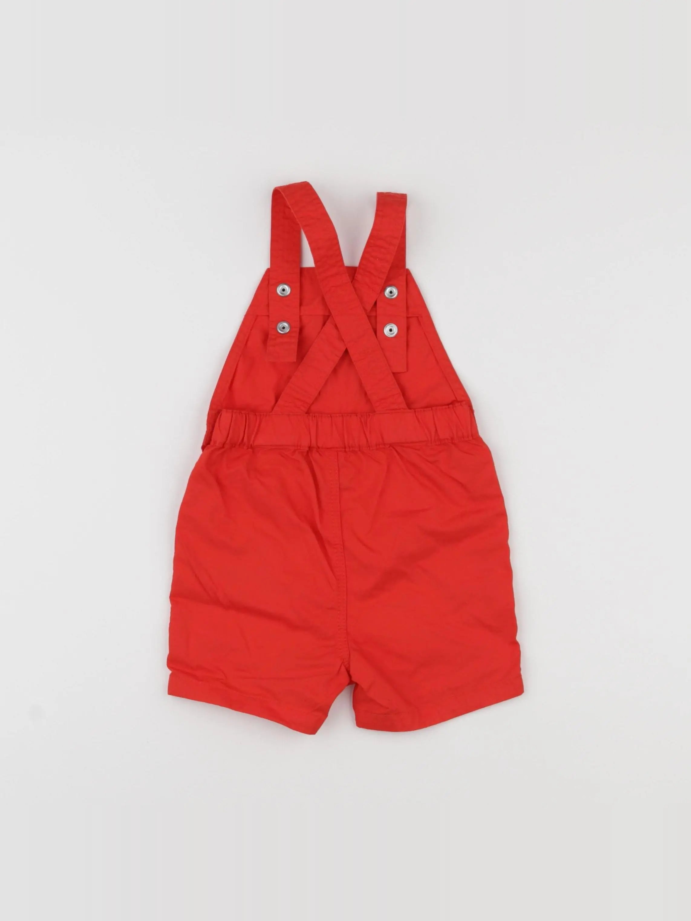 Petit Bateau - salopette rouge - 6 mois