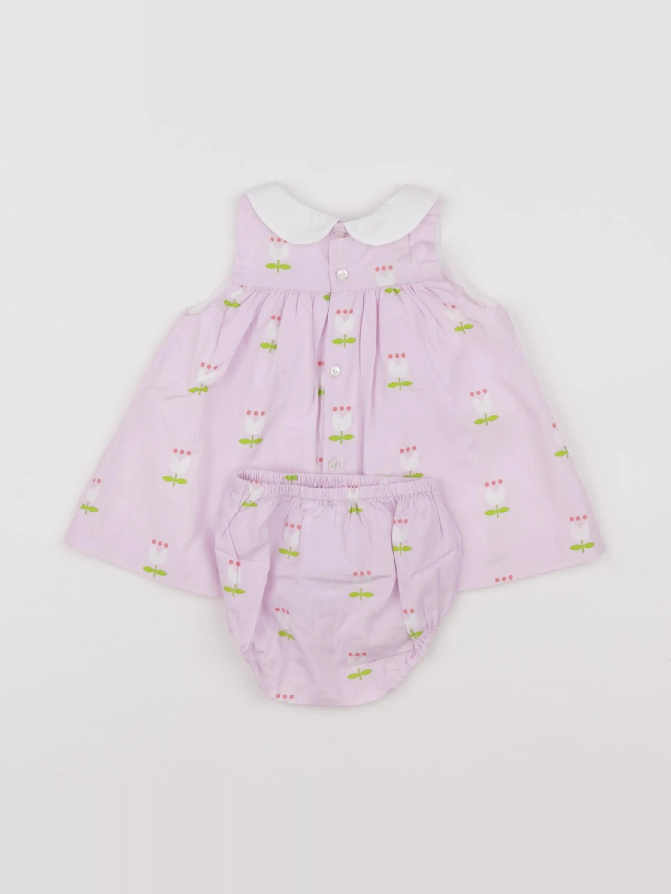 Jacadi - robe rose - 6 mois
