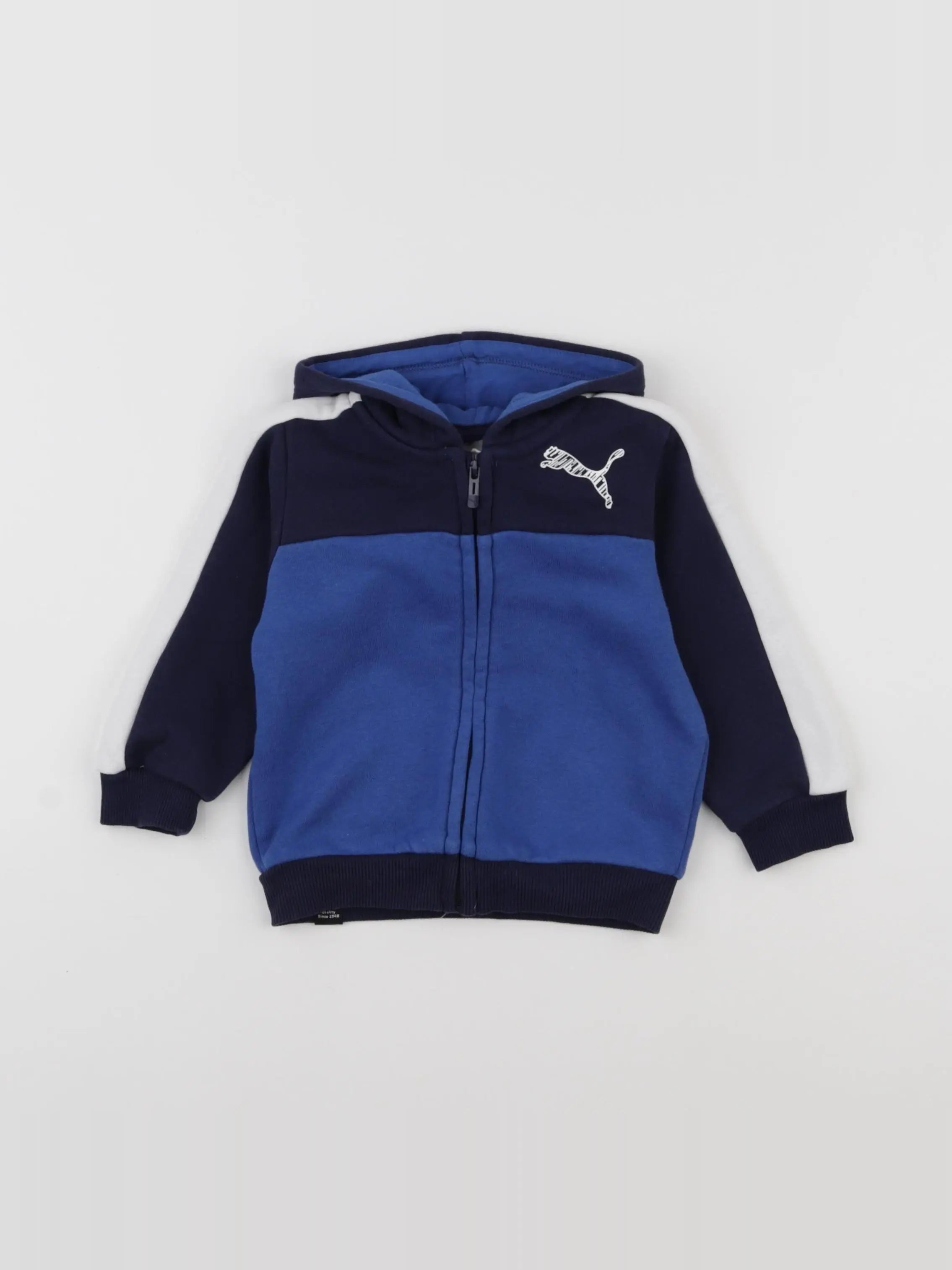 Puma - sweat bleu - 6/9 mois