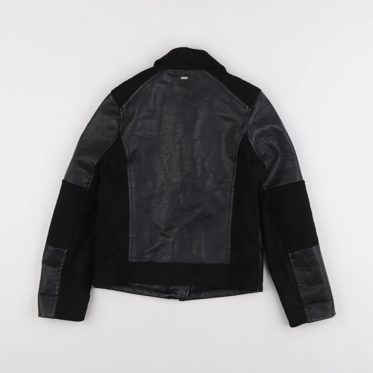 IKKS - veste simili cuir noir - 8 ans
