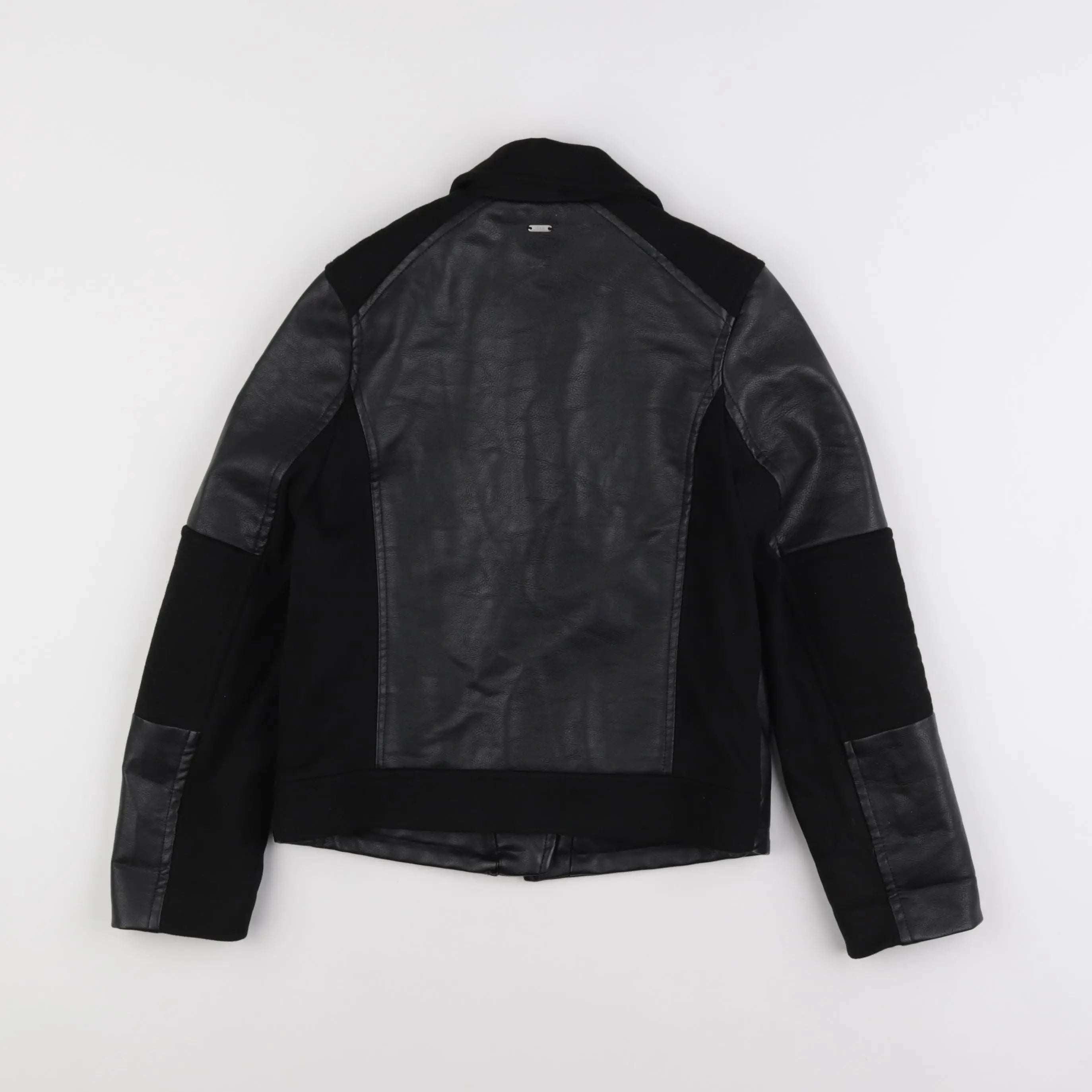 IKKS - veste simili cuir noir - 8 ans