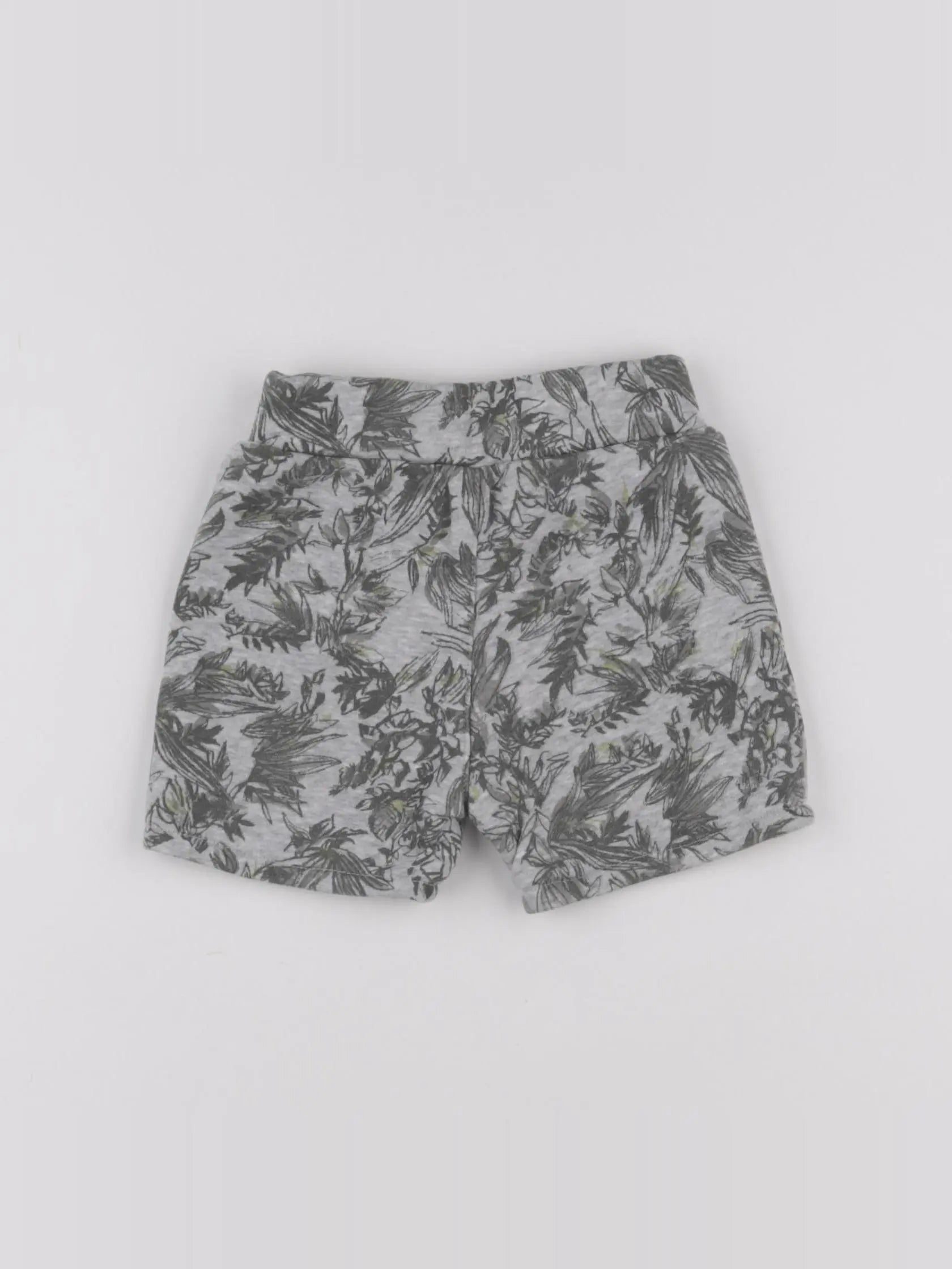 IKKS - short réversible gris, vert - 12 mois