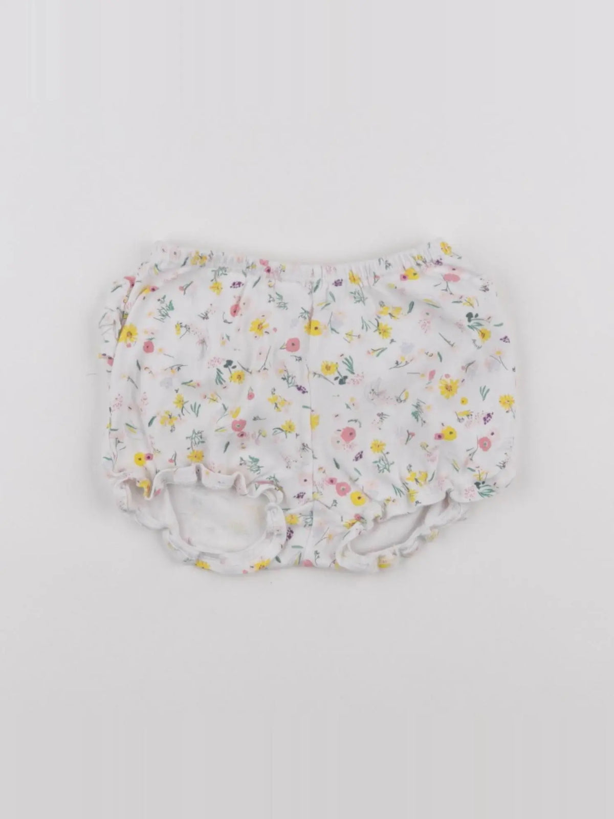 Petit Bateau - bloomer volants au dos multicolore - 6 mois