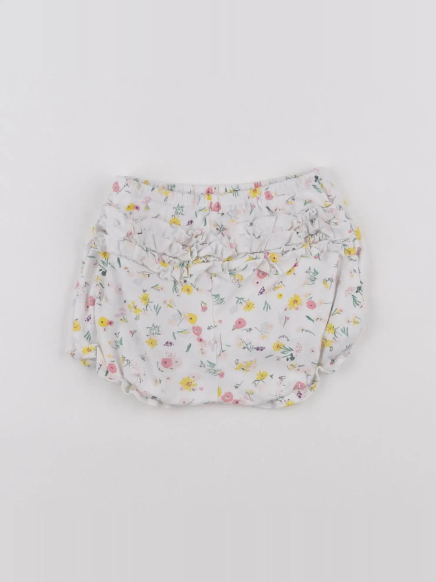 Petit Bateau - bloomer volants au dos multicolore - 6 mois