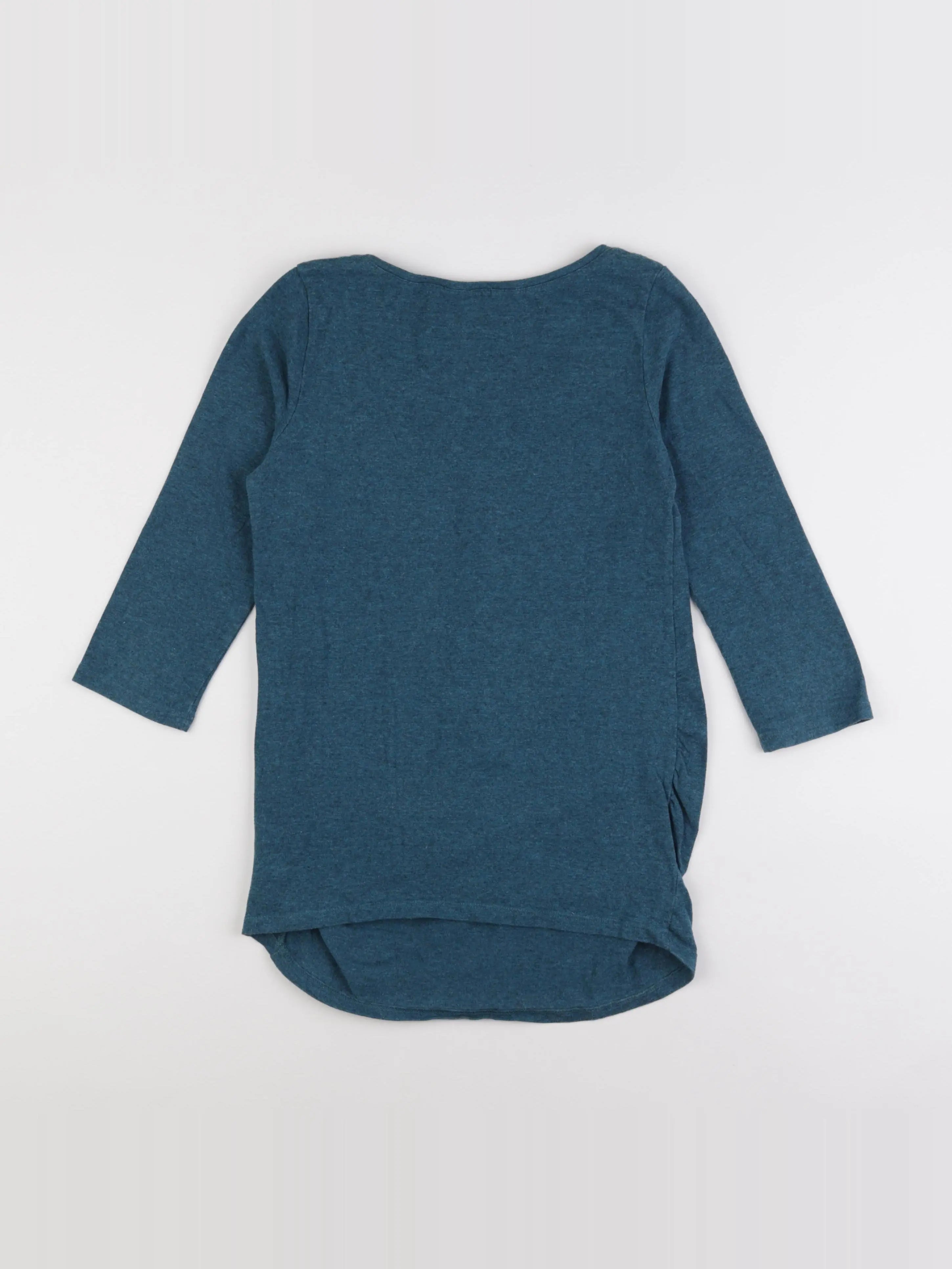 H&M - tee-shirt grossesse bleu - s