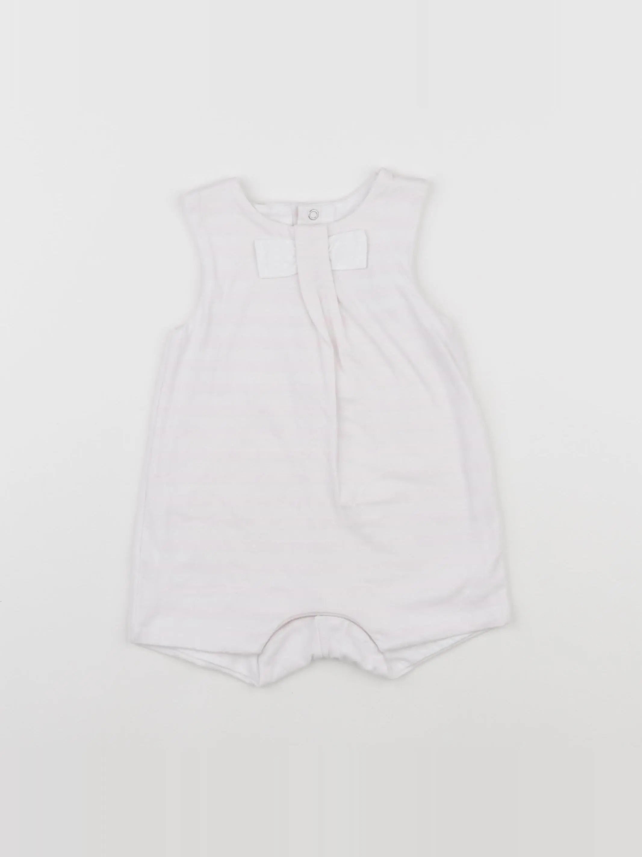 Jacadi - combinaison rose, blanc - 12 mois