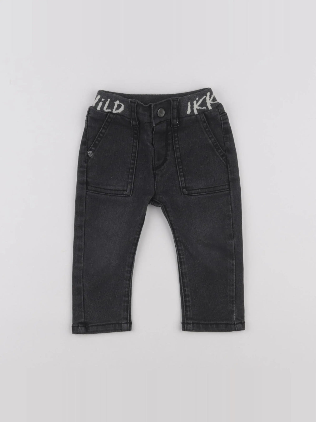 IKKS - jean noir - 12 mois