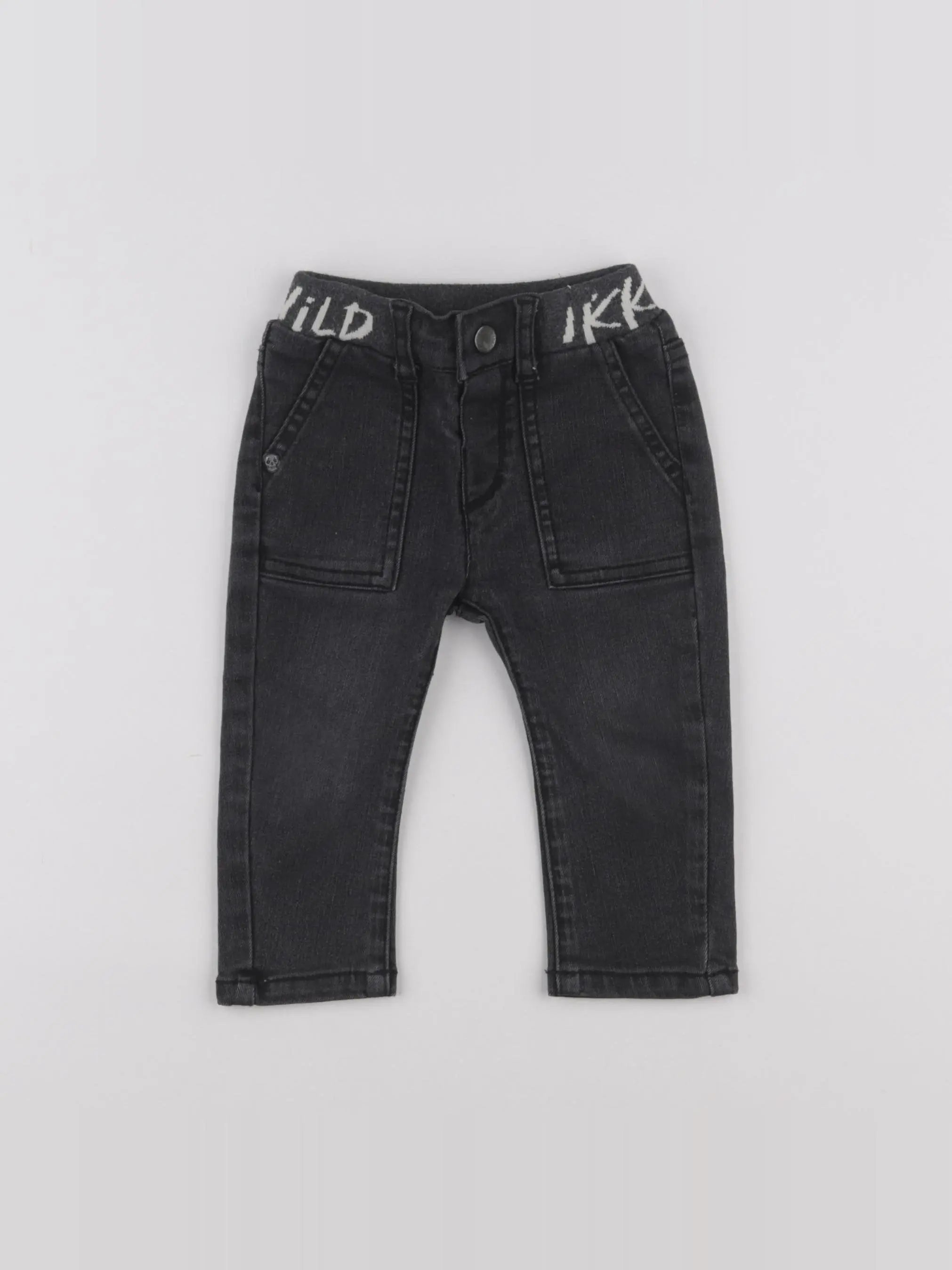 IKKS - jean noir - 12 mois