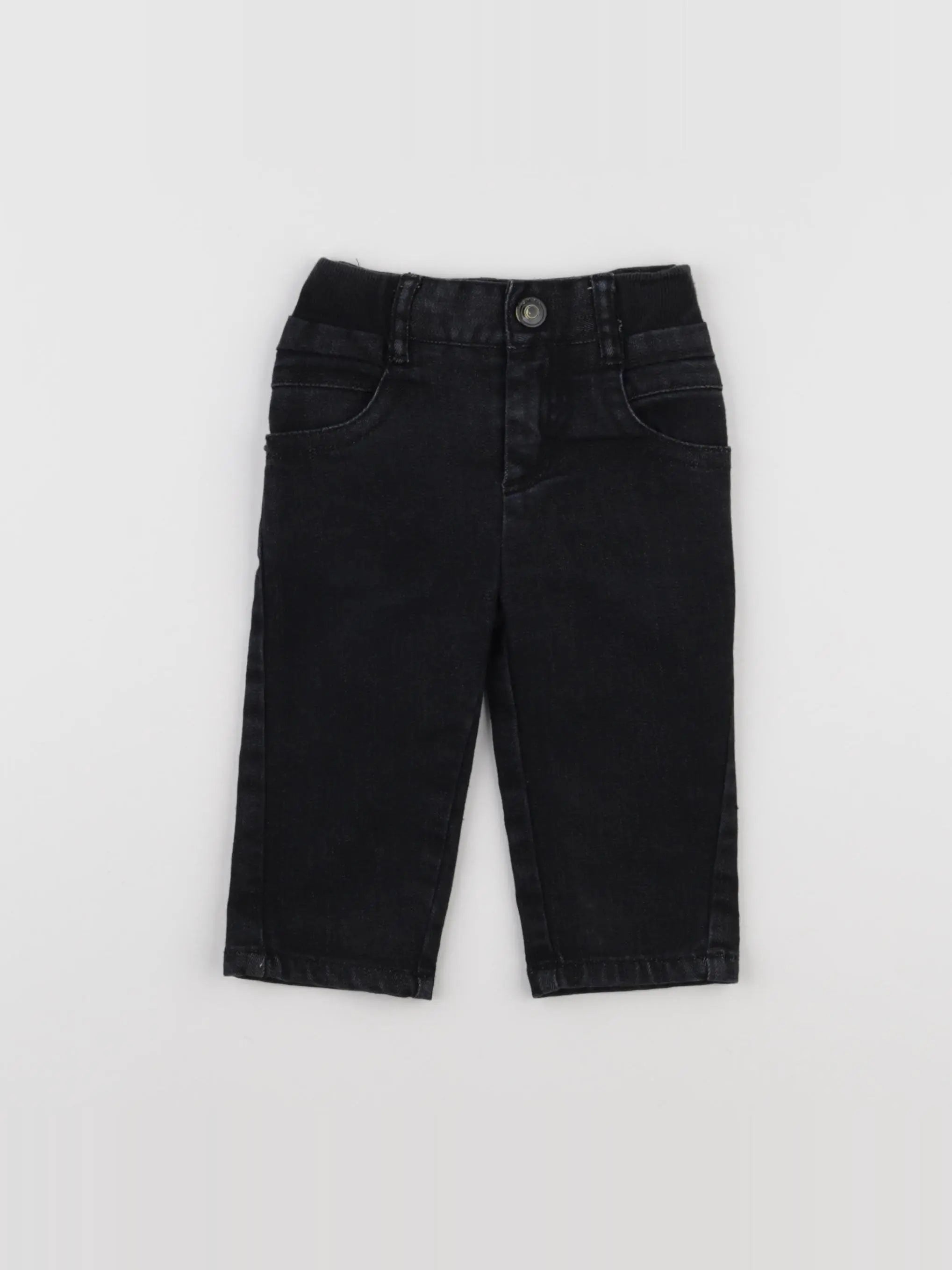 IKKS - jean noir - 6 mois