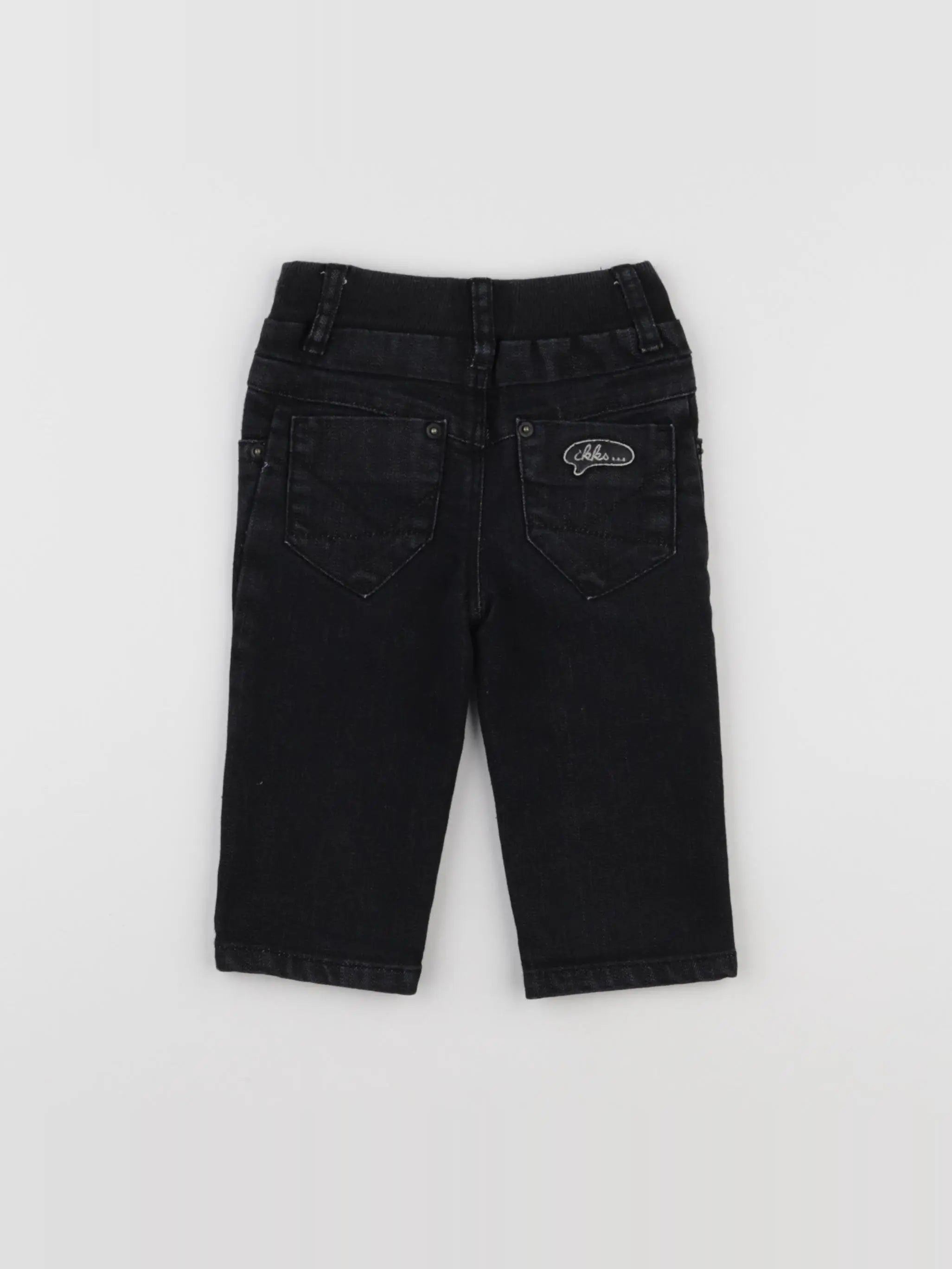 IKKS - jean noir - 6 mois