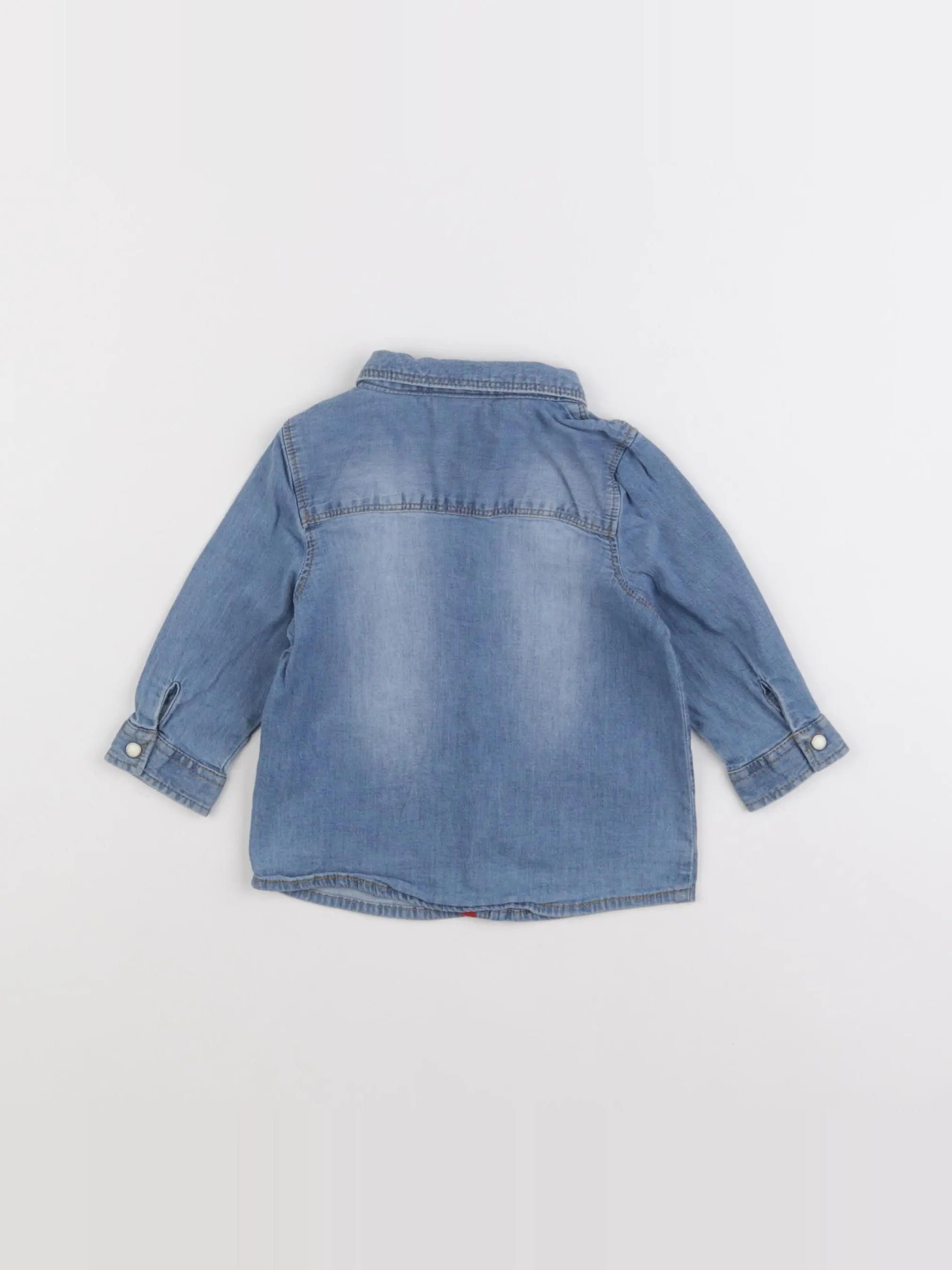 Tape à l'oeil - chemise bleu - 6 mois