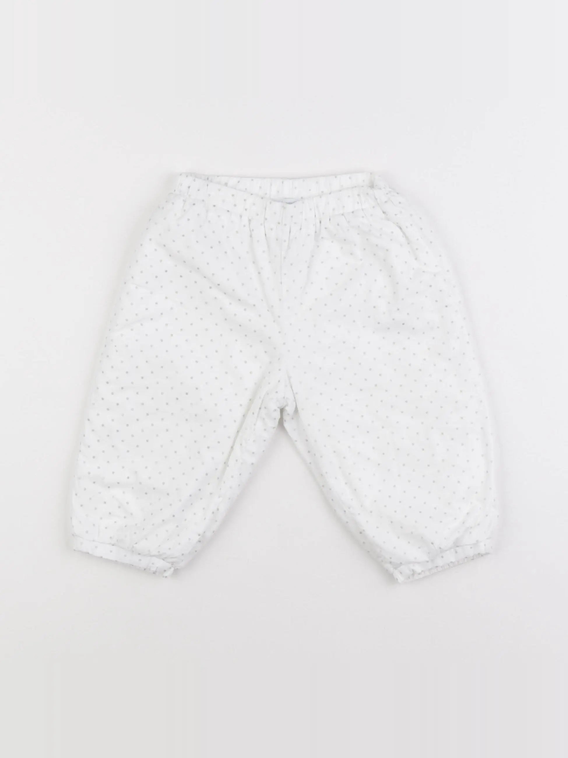 Jacadi - pantalon blanc - 12 mois