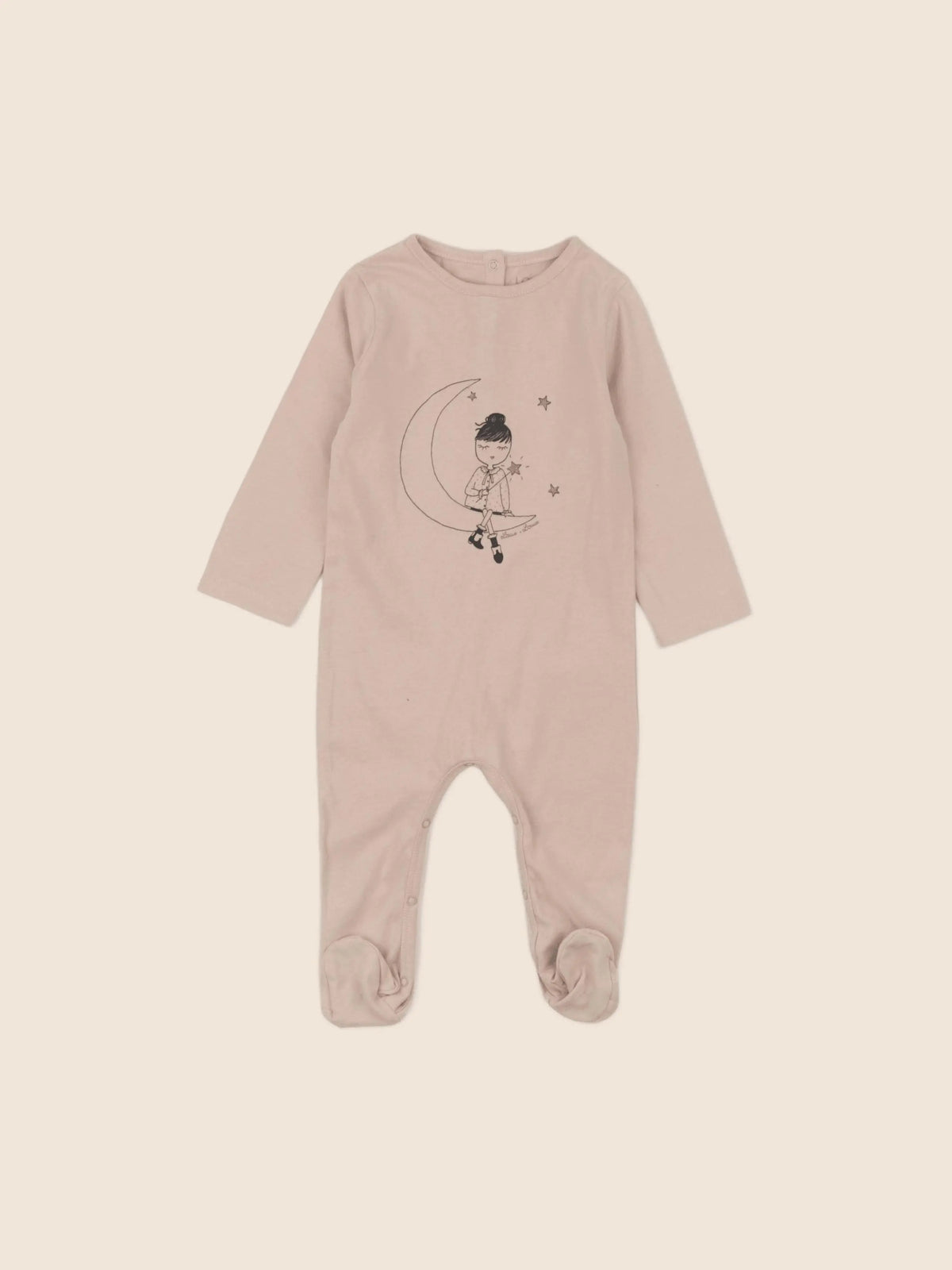 Louis Louise - pyjama coton rose - 12 mois