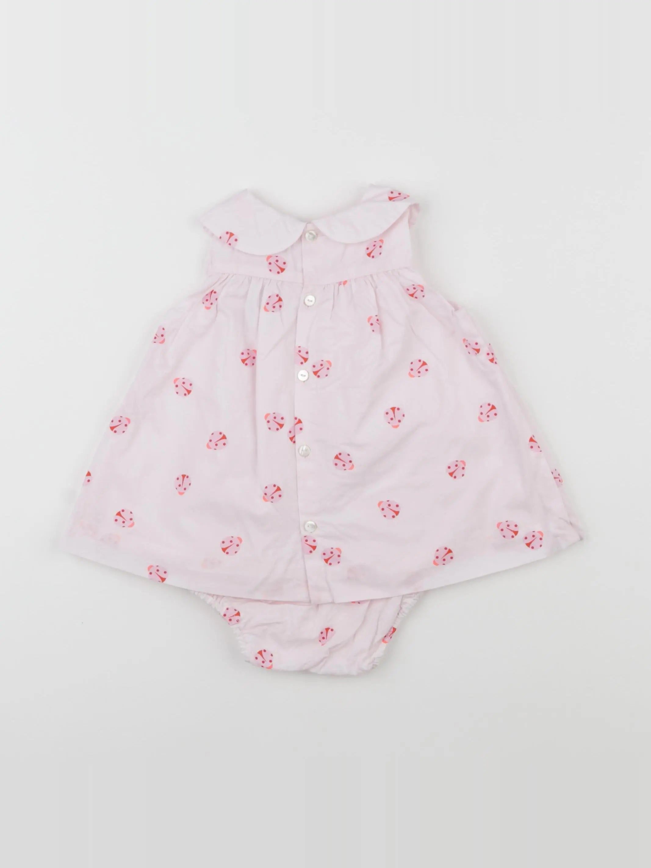 Jacadi - robe rose - 3 mois