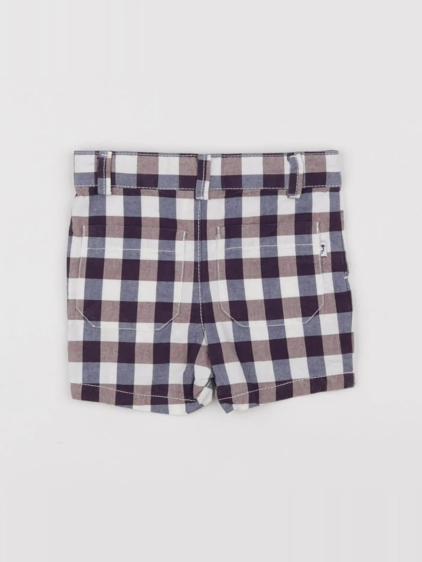 Jacadi - short blanc, marron - 6 mois