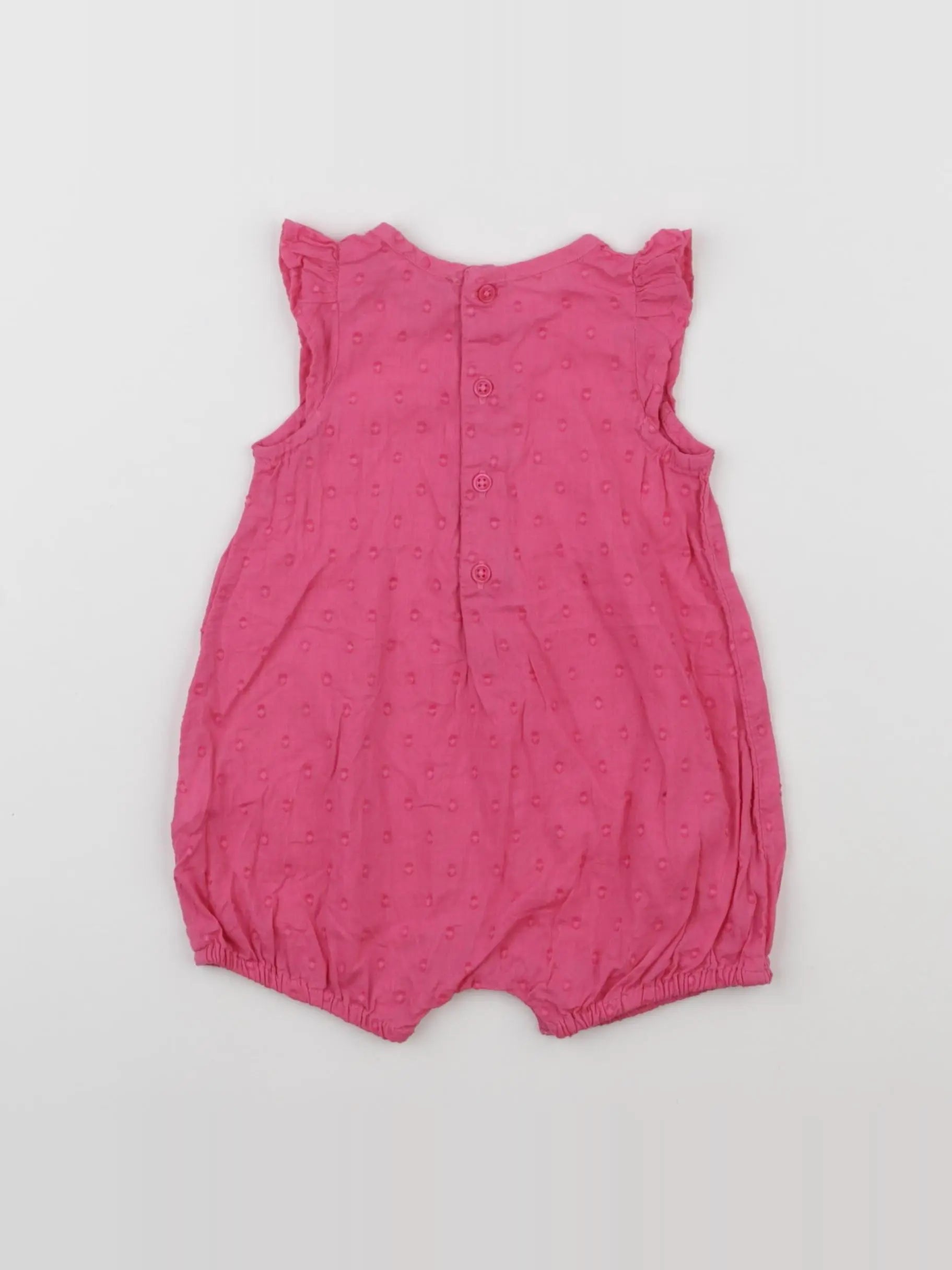 Boutchou - combinaison rose - 6 mois