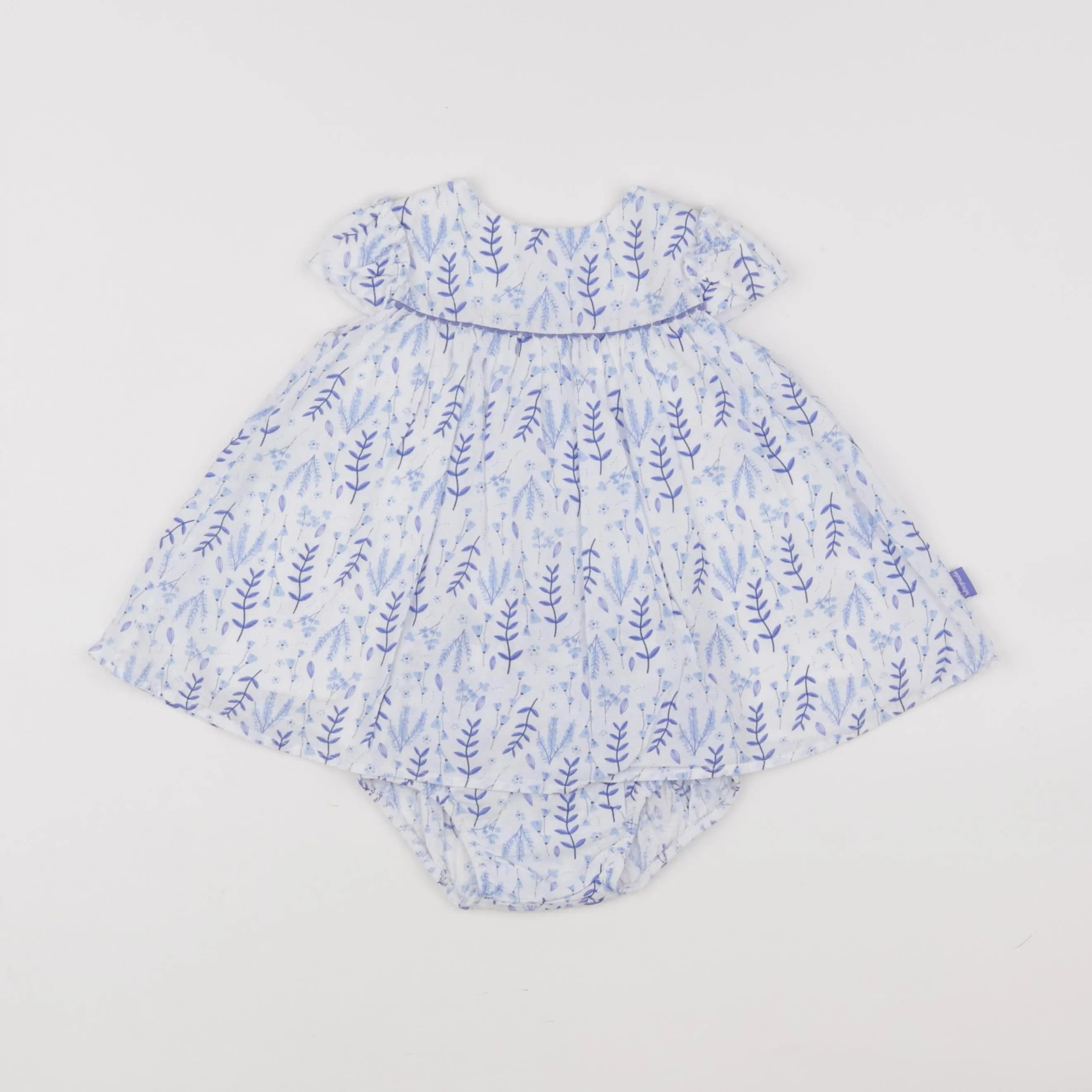 Tutto Piccolo - robe blanc, bleu - 12 mois