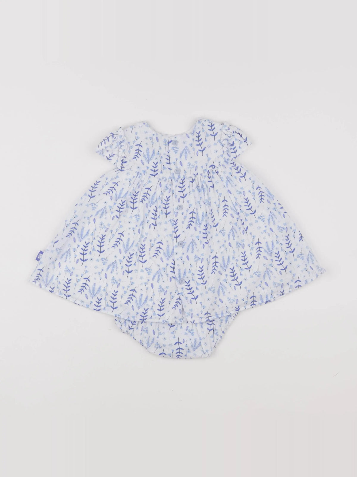 Tutto Piccolo - robe blanc, bleu - 12 mois
