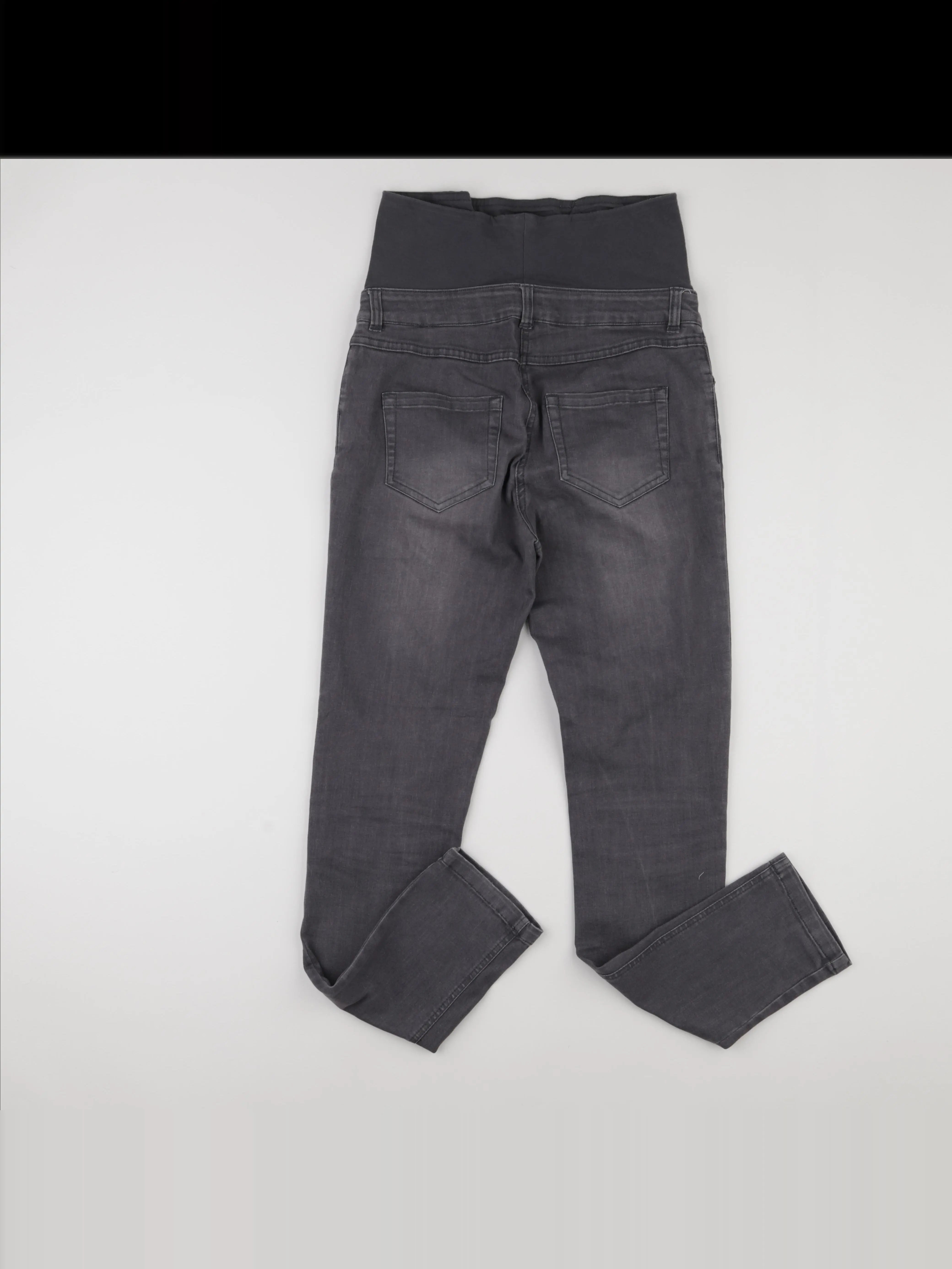Vertbaudet - jean grossesse gris - 38