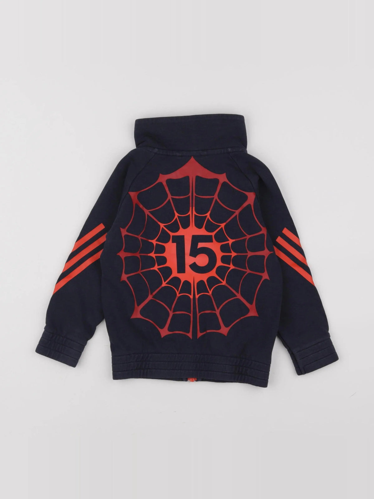 Adidas - sweat bleu - 2/3 ans