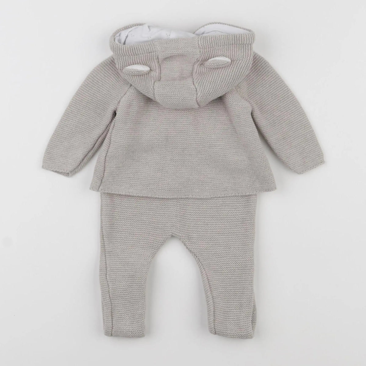 Vertbaudet - ensemble beige - 3 mois