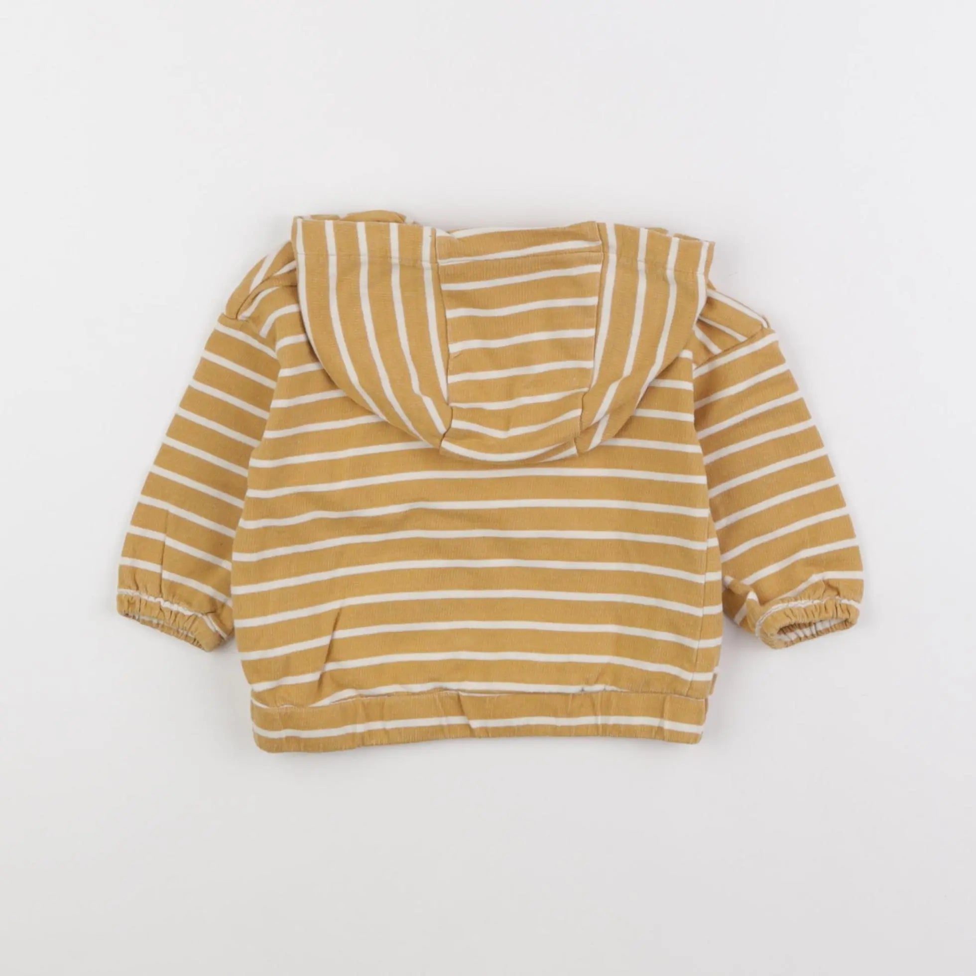 Vertbaudet - sweat jaune - 9 mois