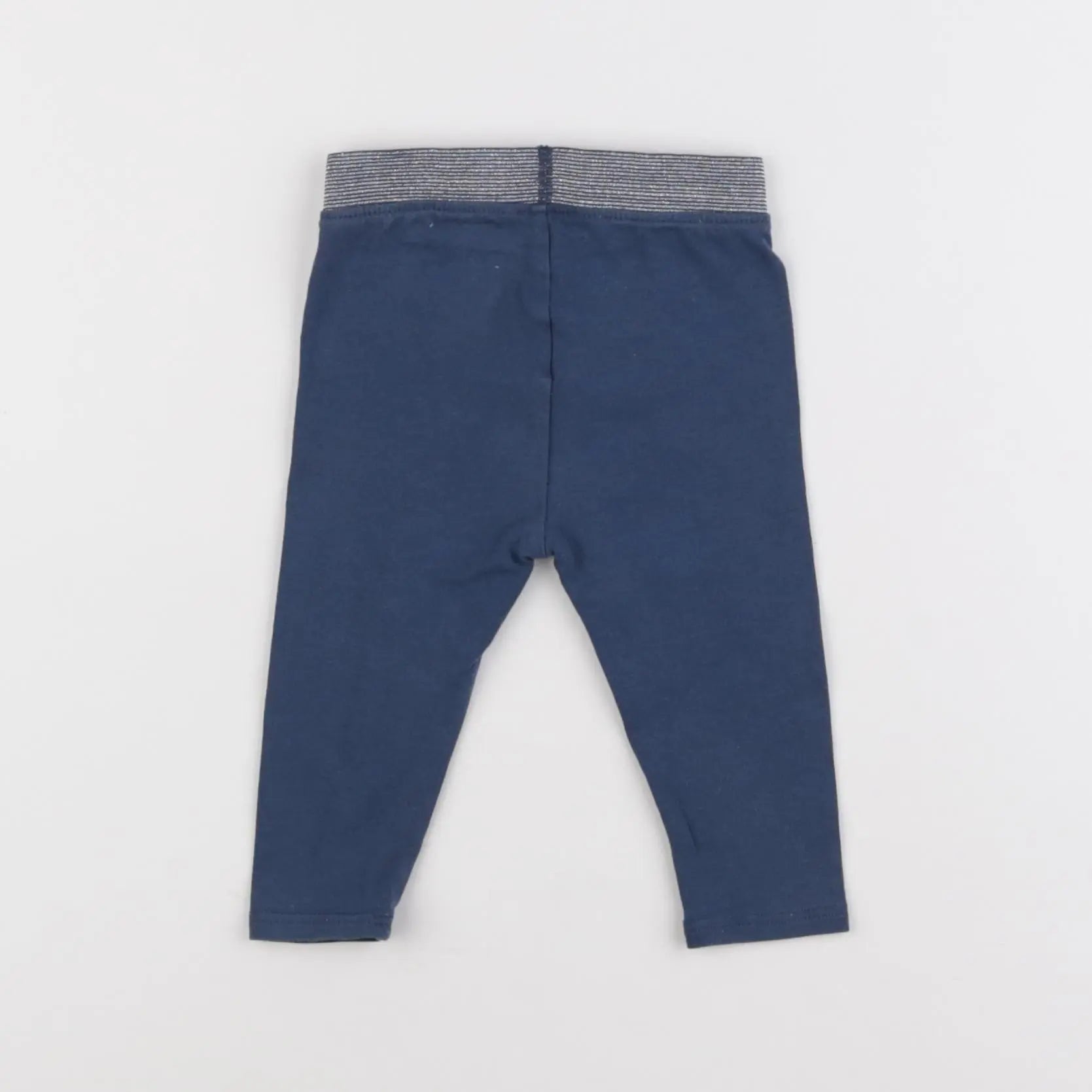 Vertbaudet - legging bleu - 6 mois