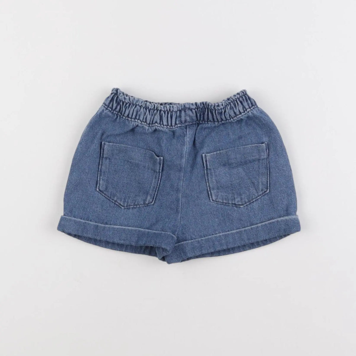Vertbaudet - short bleu - 9 mois