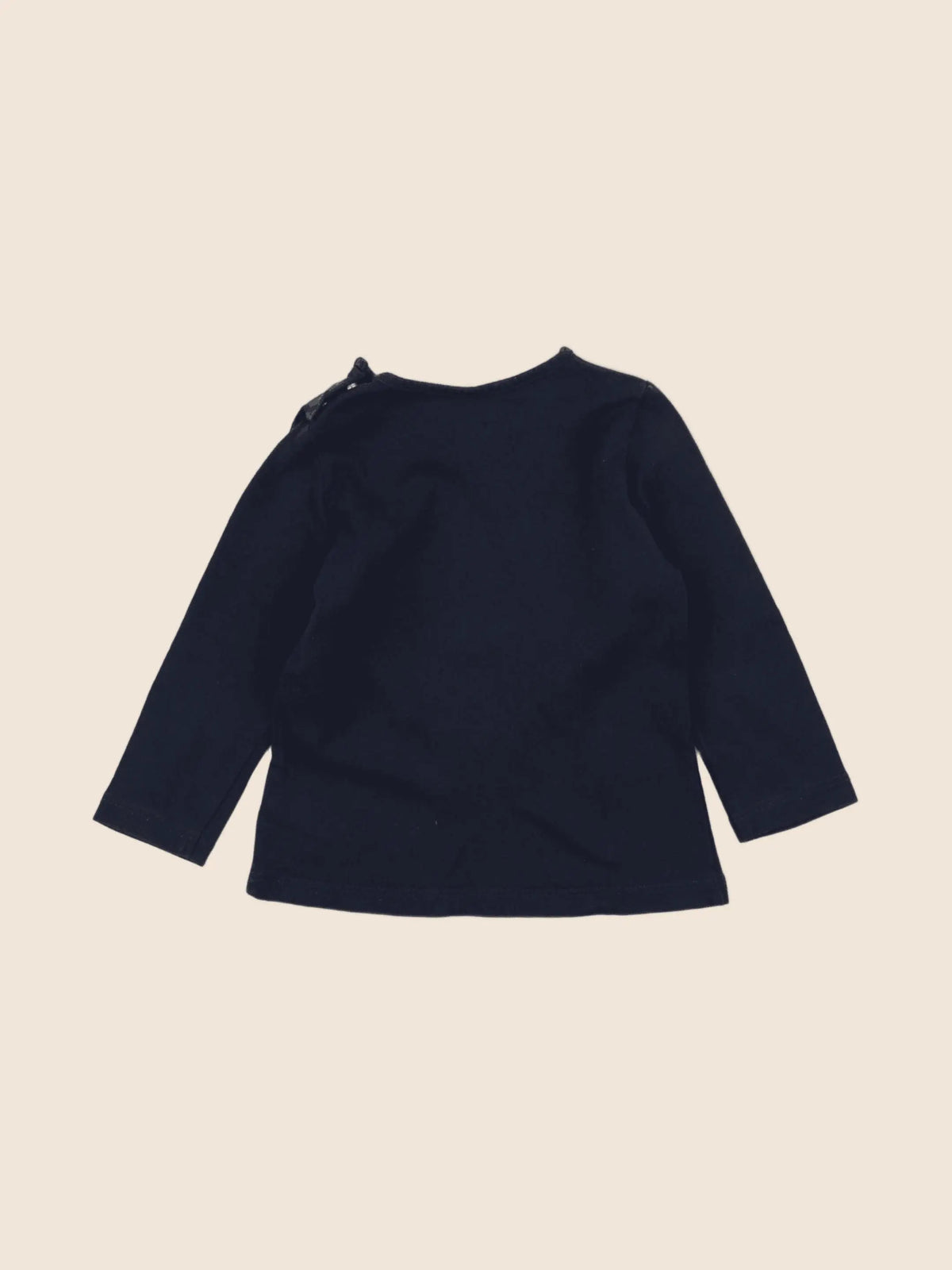 Vertbaudet - tee-shirt bleu - 9 mois
