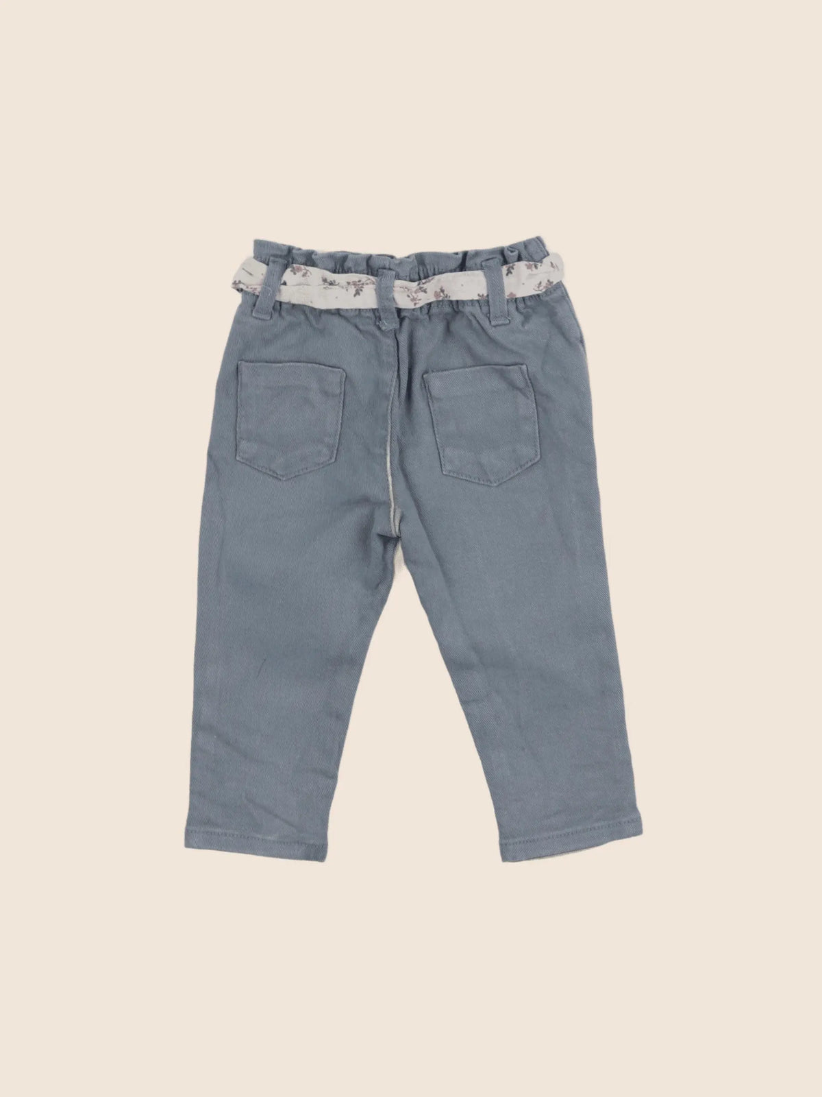 Vertbaudet - pantalon bleu - 9 mois