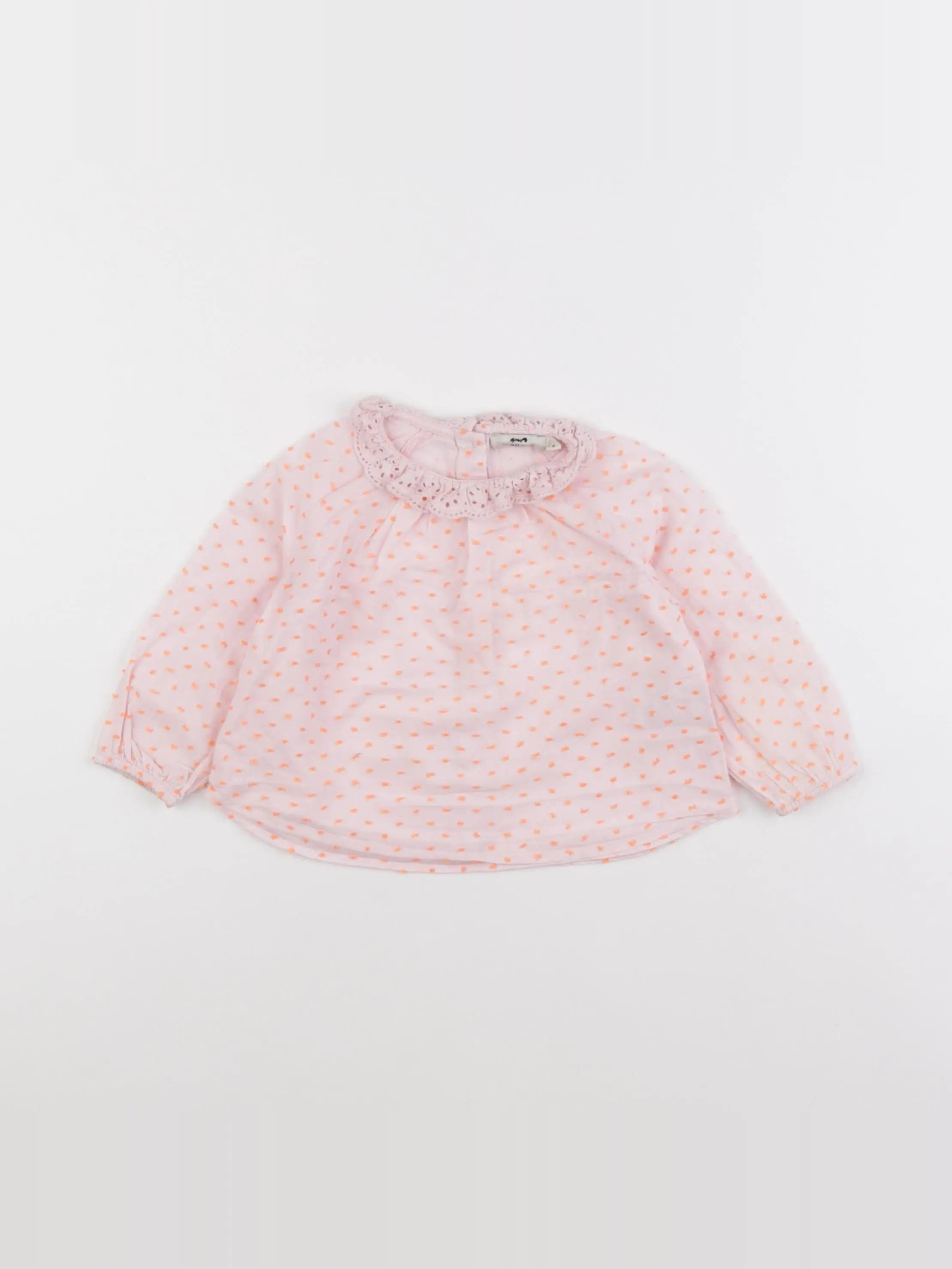 Cyrillus - blouse rose - 18 mois