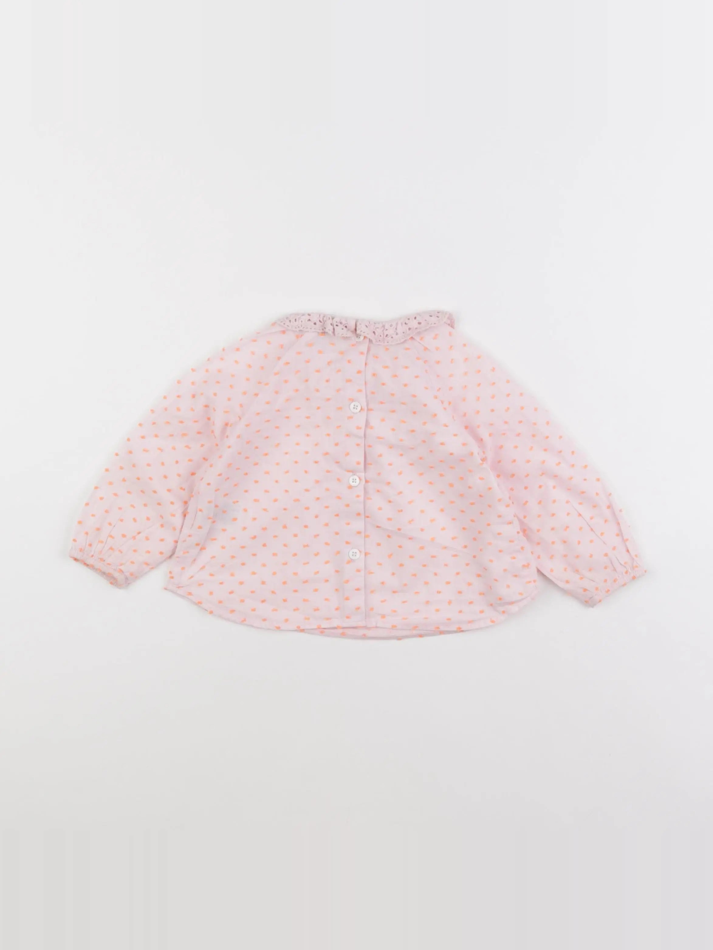 Cyrillus - blouse rose - 18 mois