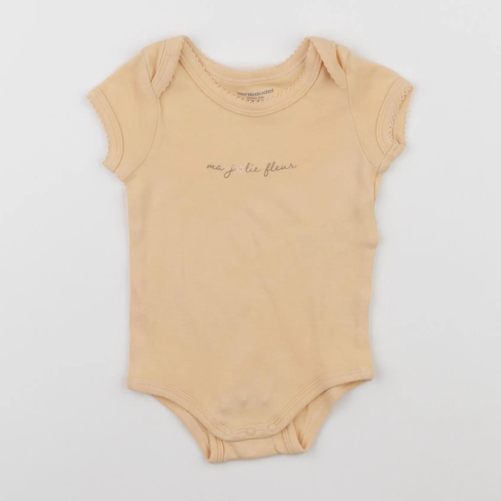 Vertbaudet - body jaune - 6 mois
