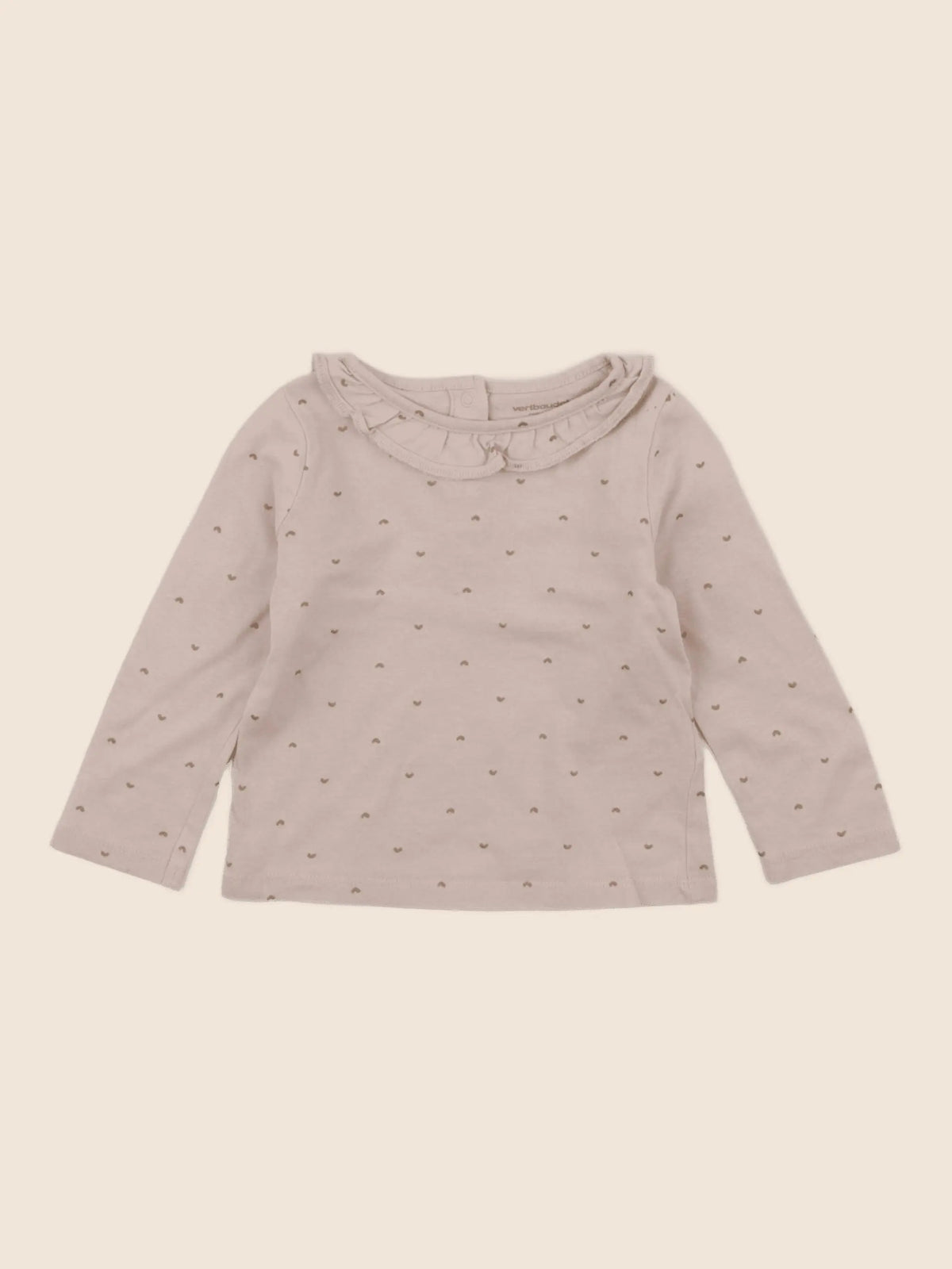 Vertbaudet - tee-shirt rose - 12 mois