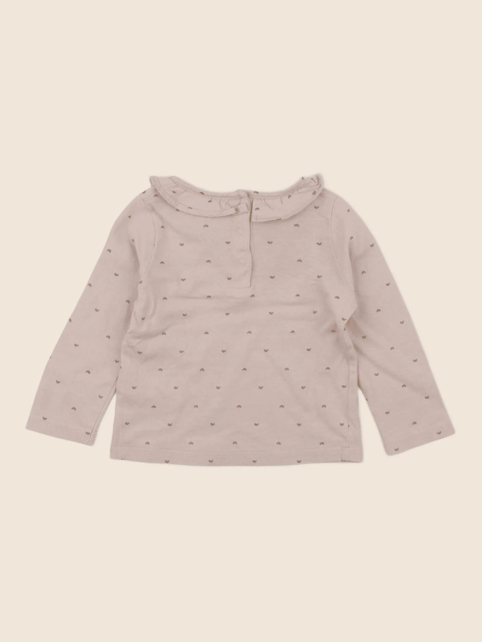 Vertbaudet - tee-shirt rose - 12 mois