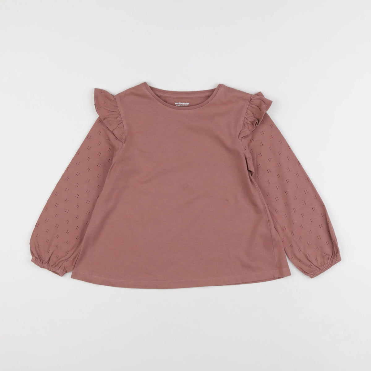 Vertbaudet - tee-shirt rose - 6 ans