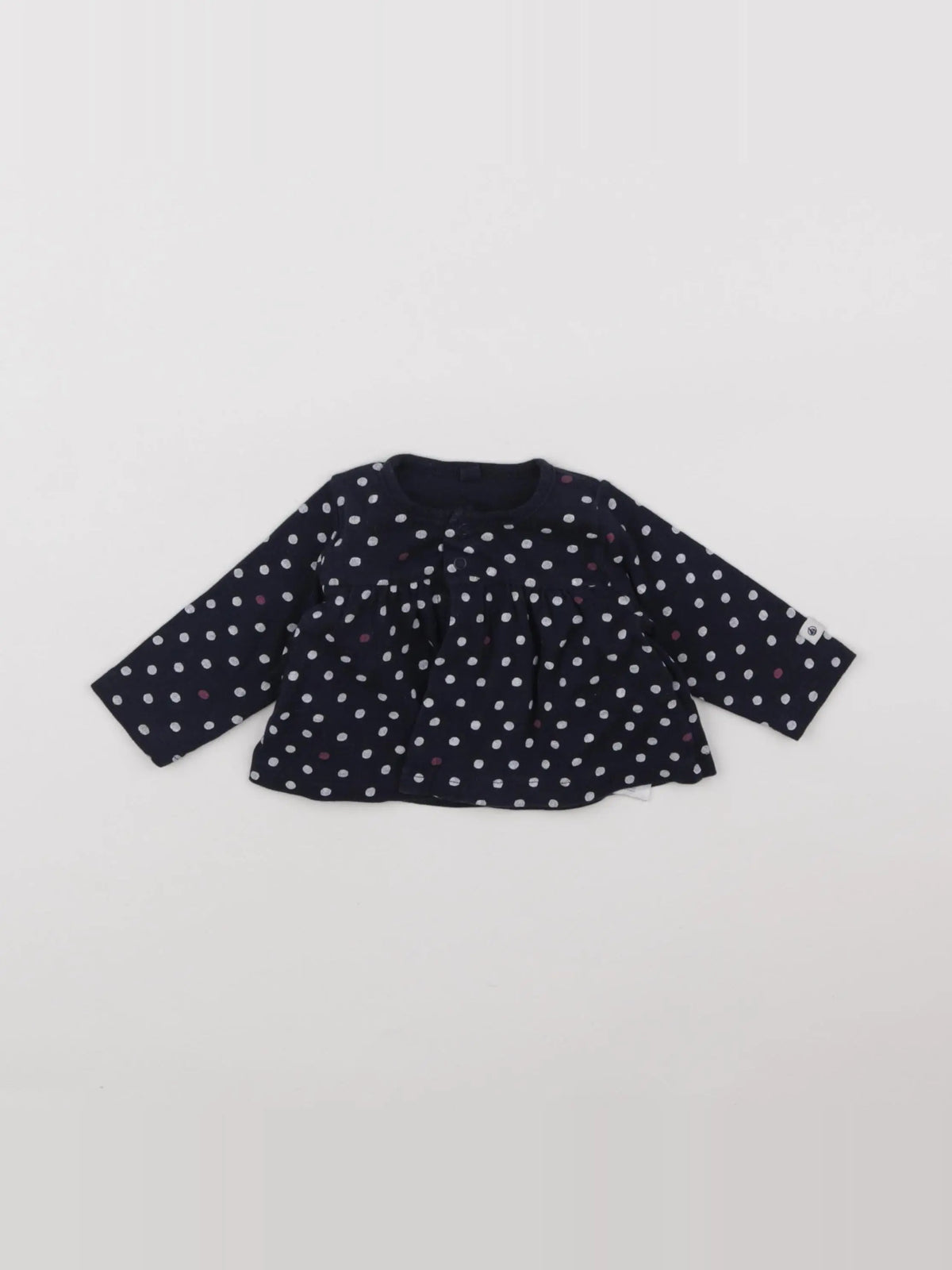 Petit Bateau - tee-shirt bleu - 3 mois