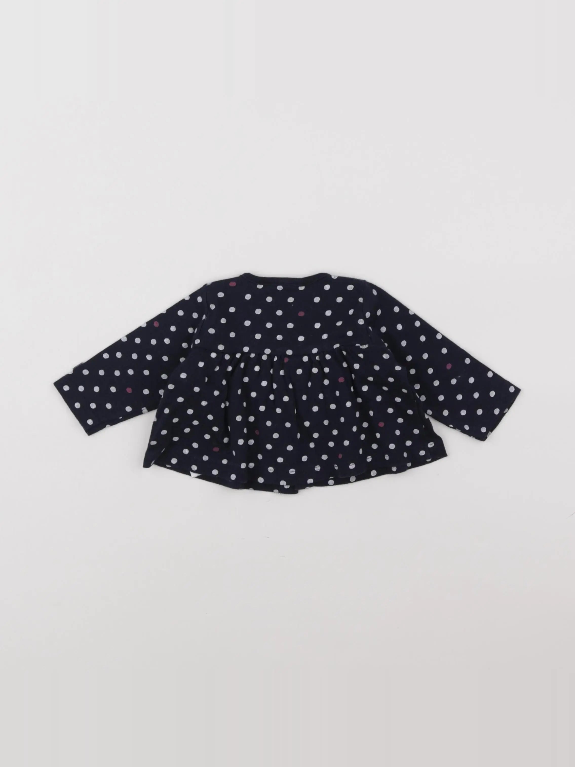 Petit Bateau - tee-shirt bleu - 3 mois