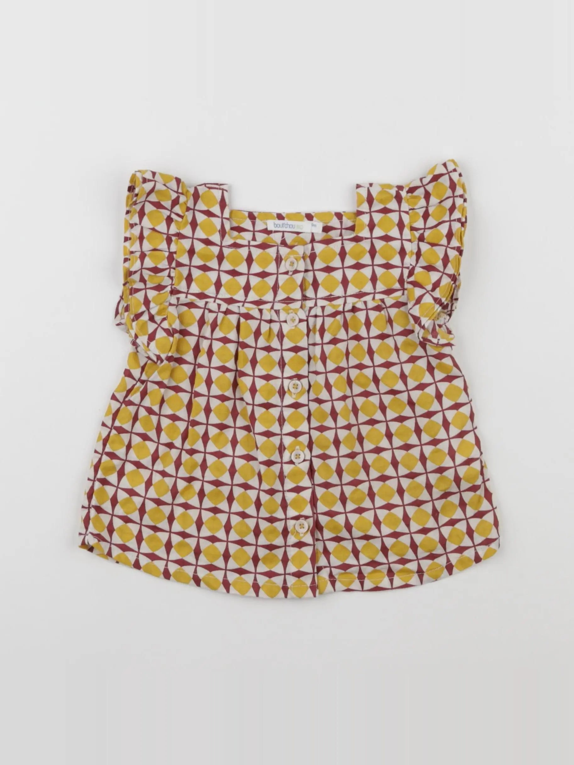 Boutchou - blouse multicolore - 9 mois