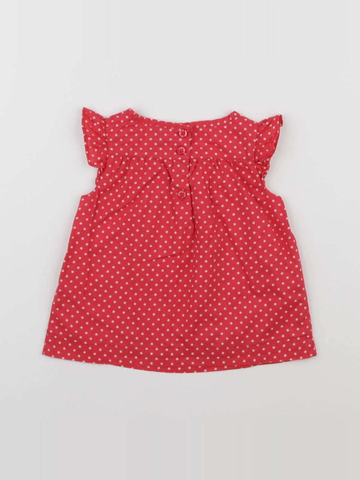 GAP - blouse rouge - 12/18 mois