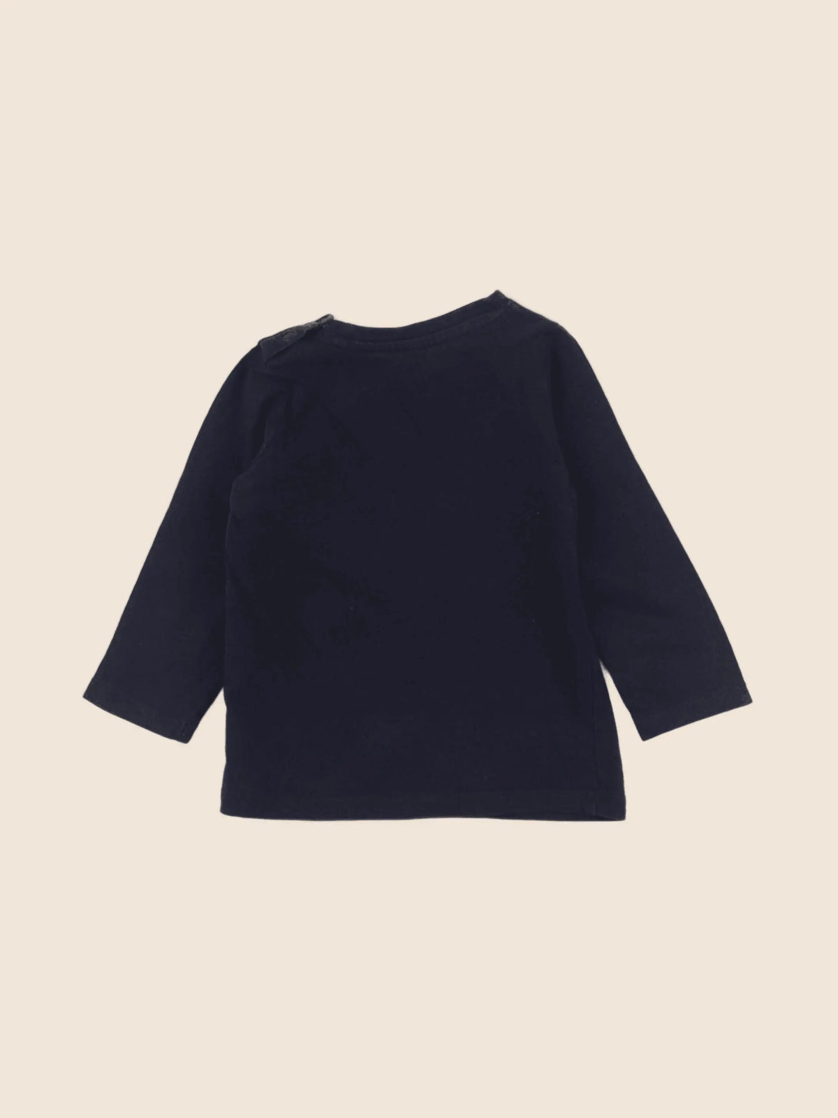 Vertbaudet - tee-shirt bleu - 12 mois